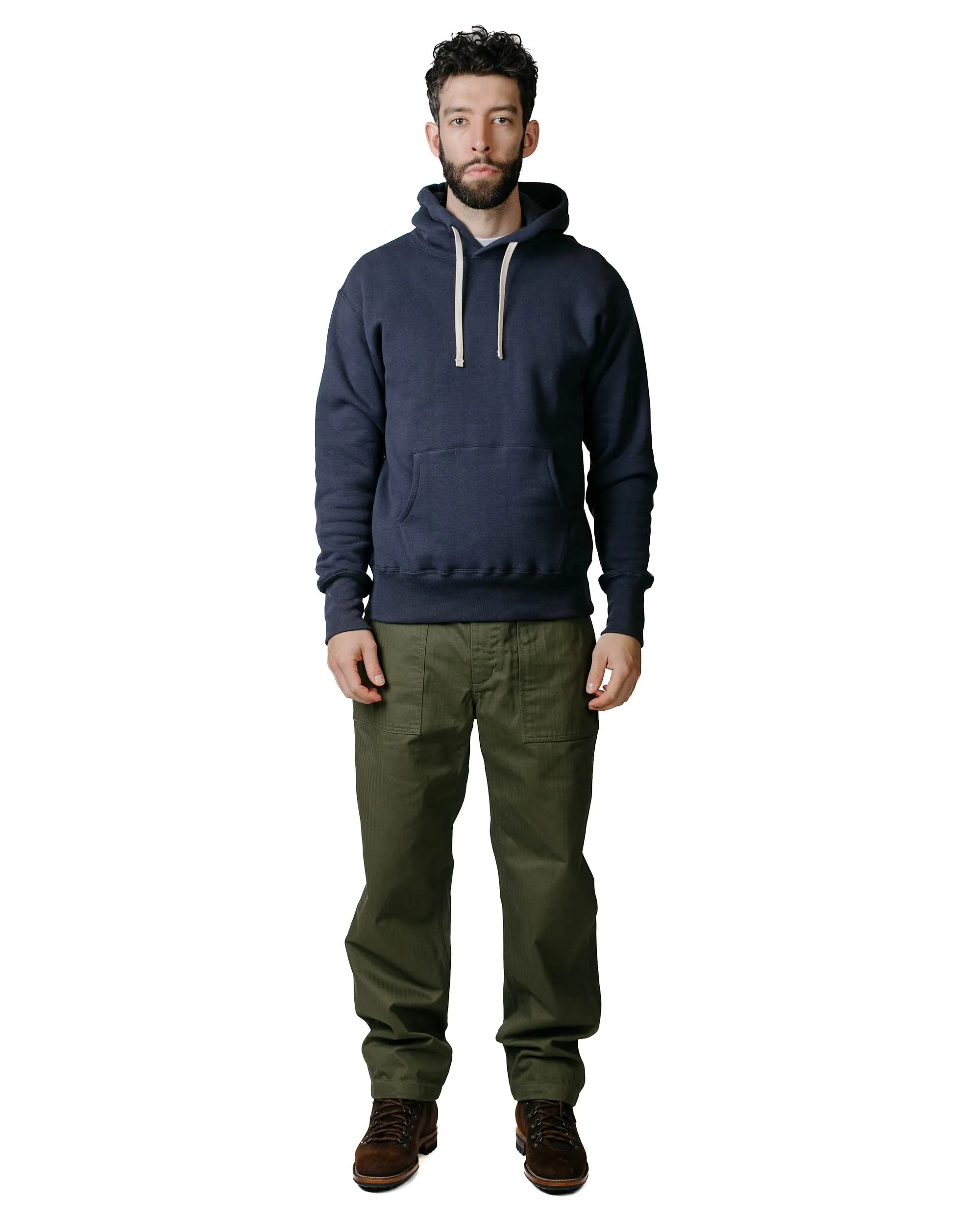 The Real McCoy’s MC19124 10oz. Loopwheel Parka Navy sold by Lost & Found product image thumbnail 4