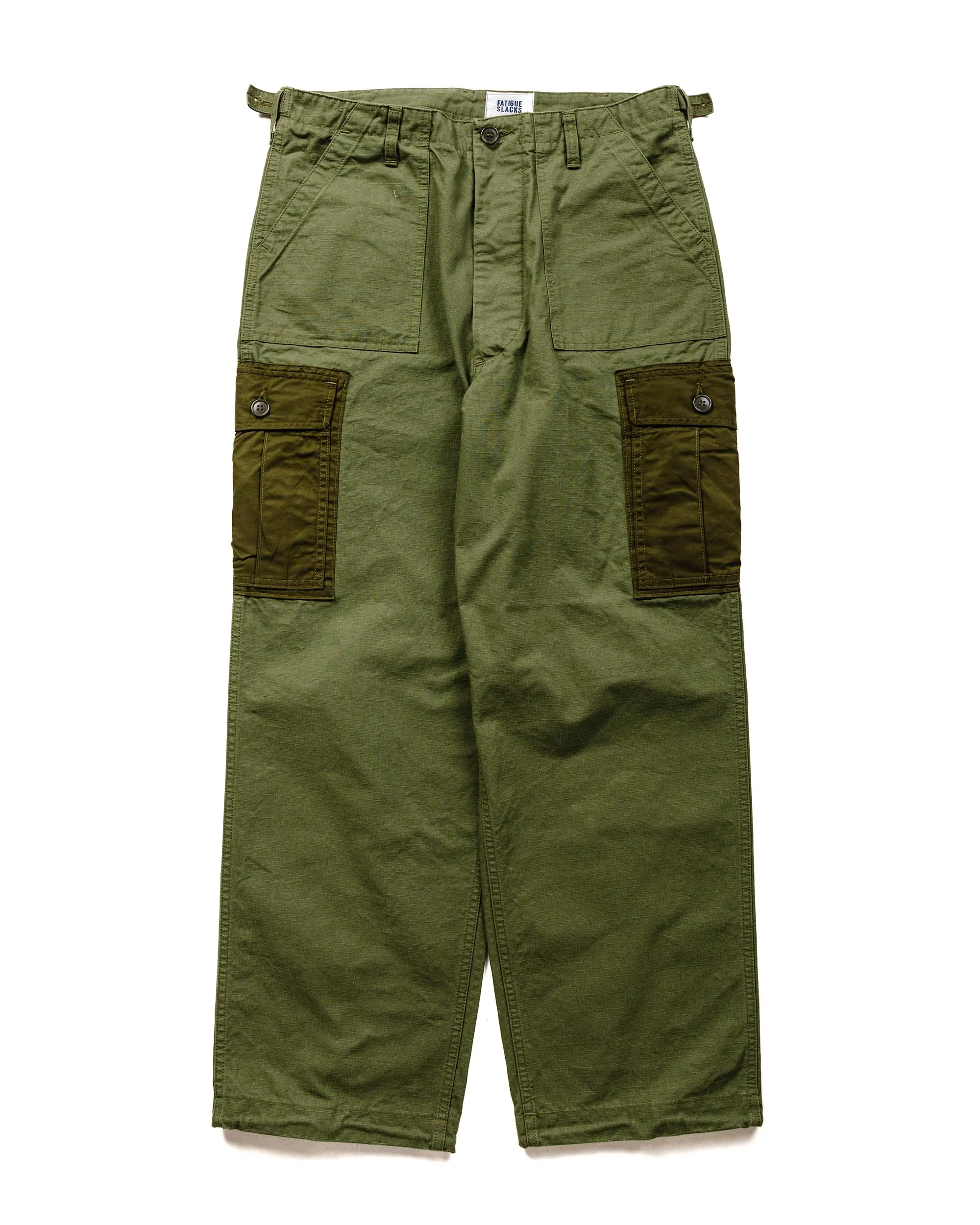 The Corona Utility FP020 Fatigue Slacks "Boonie Slacks" Fatigue Ripstop OD sold by Lost & Found