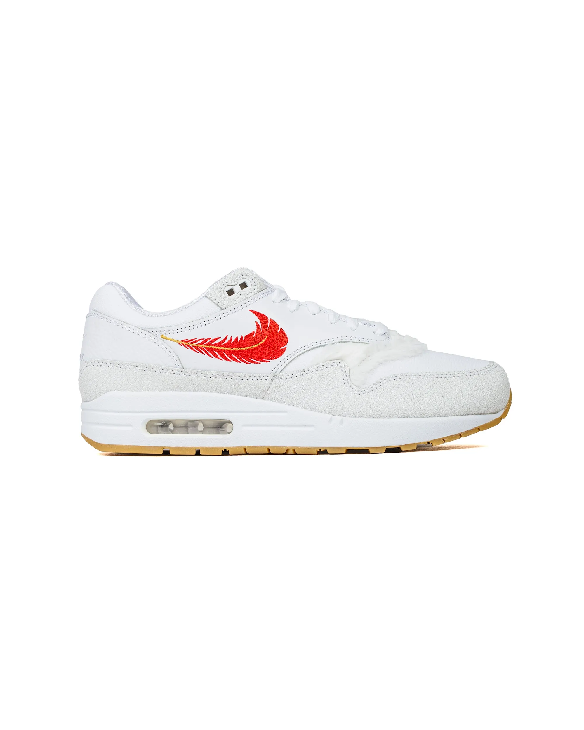 Nike Air Max 1 PRM White/University Red 'The Bay' sold by Lost & Found