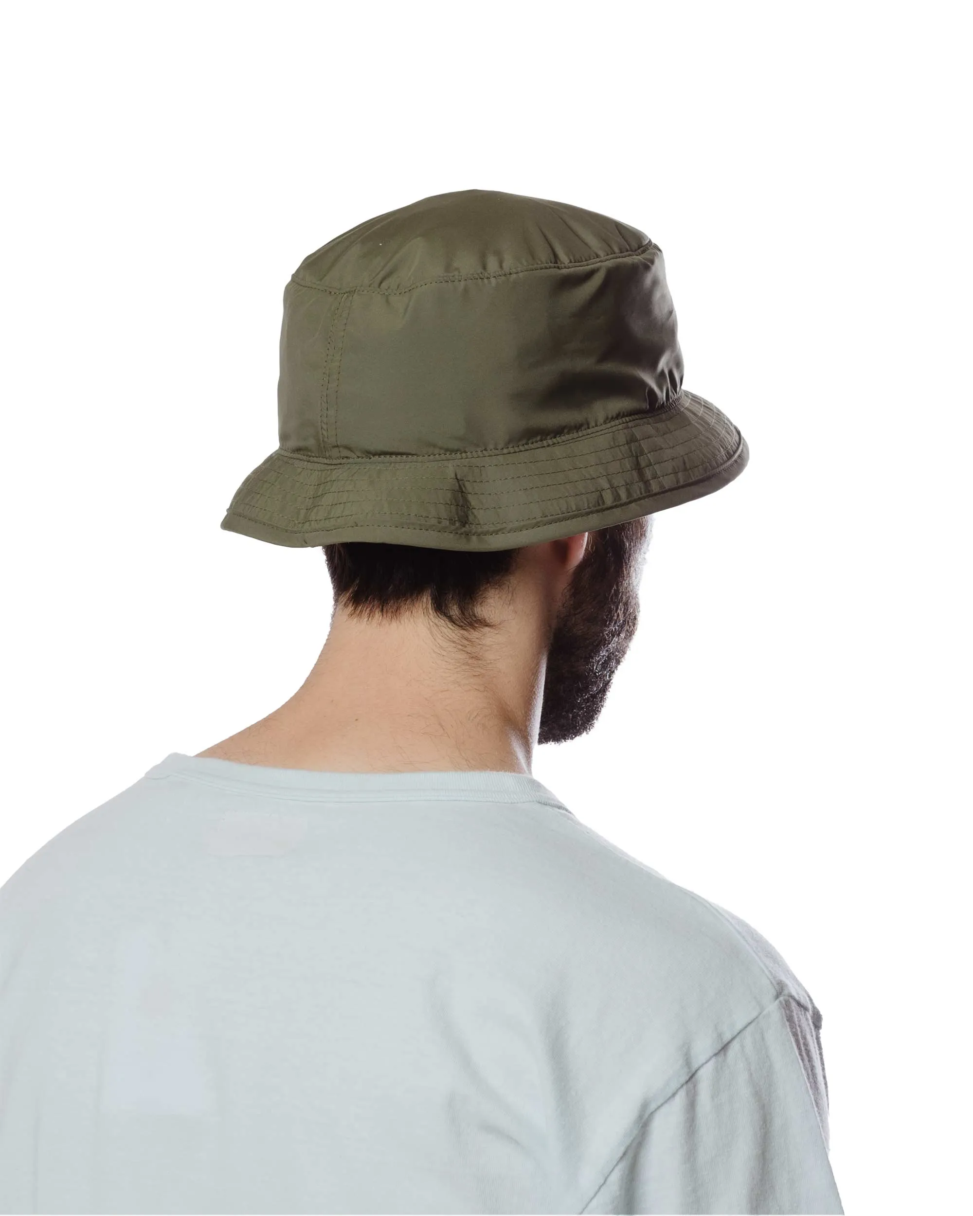 Found Feather Boonie Crusher Hat Poly Dyed Taffeta Olive sold by Lost & Found product image thumbnail 3