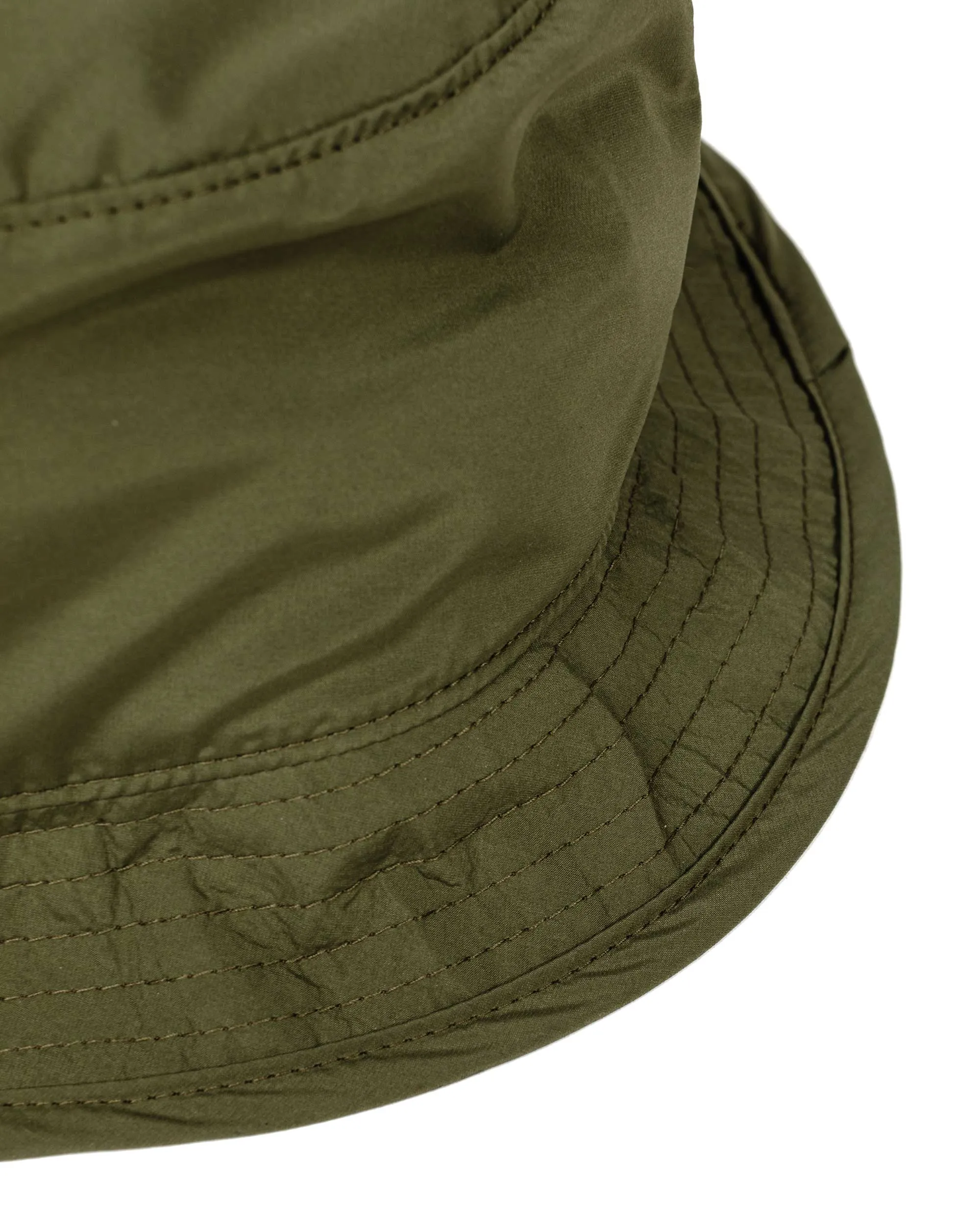 Found Feather Boonie Crusher Hat Poly Dyed Taffeta Olive sold by Lost & Found product image thumbnail 4