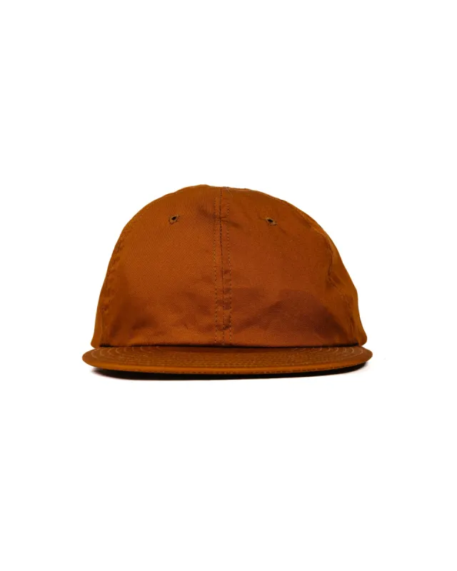 Found Feather 6 Panel Baseball Cap Combed Chino Brown sold by Lost & Found