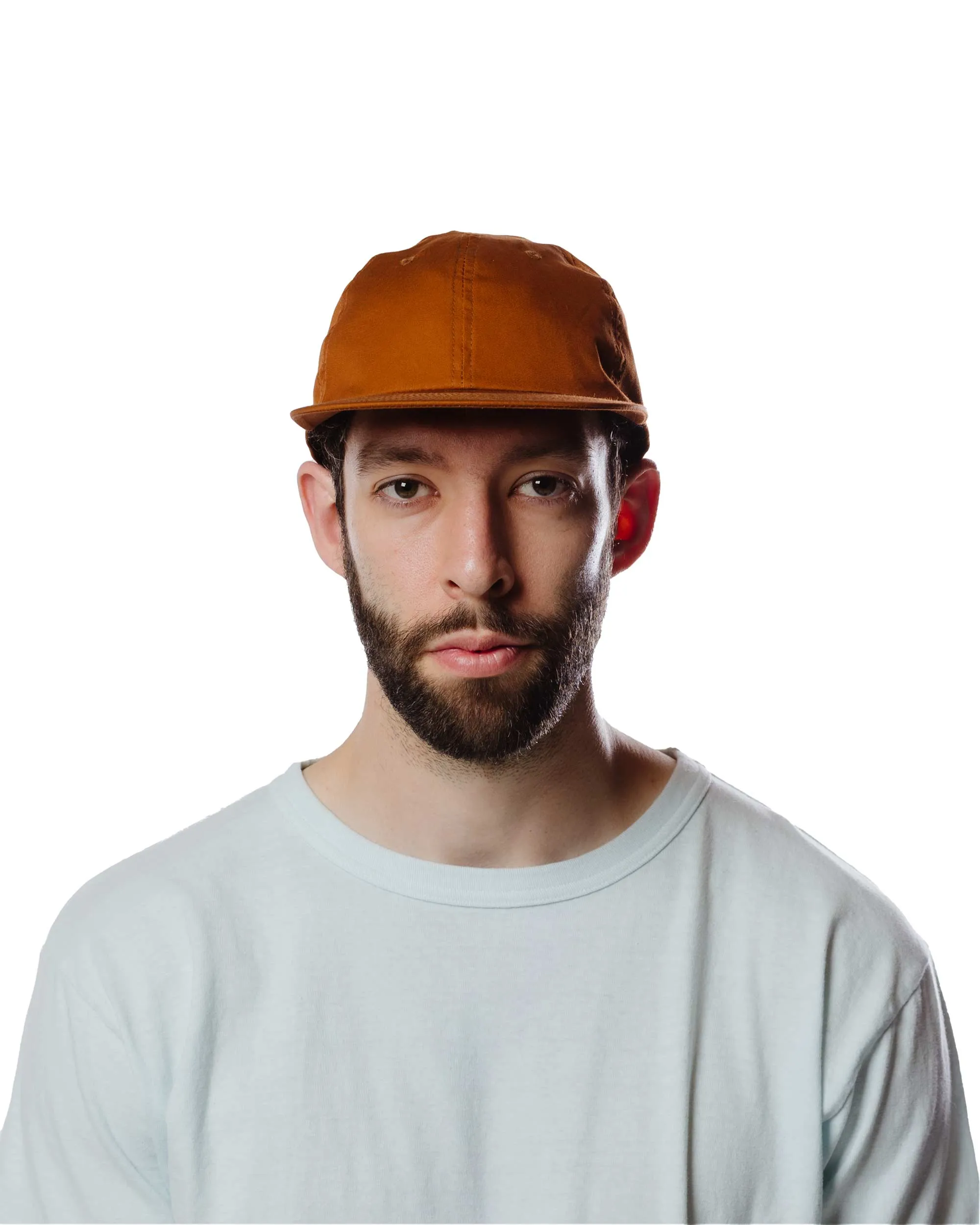 Found Feather 6 Panel Baseball Cap Combed Chino Brown sold by Lost & Found product image thumbnail 2