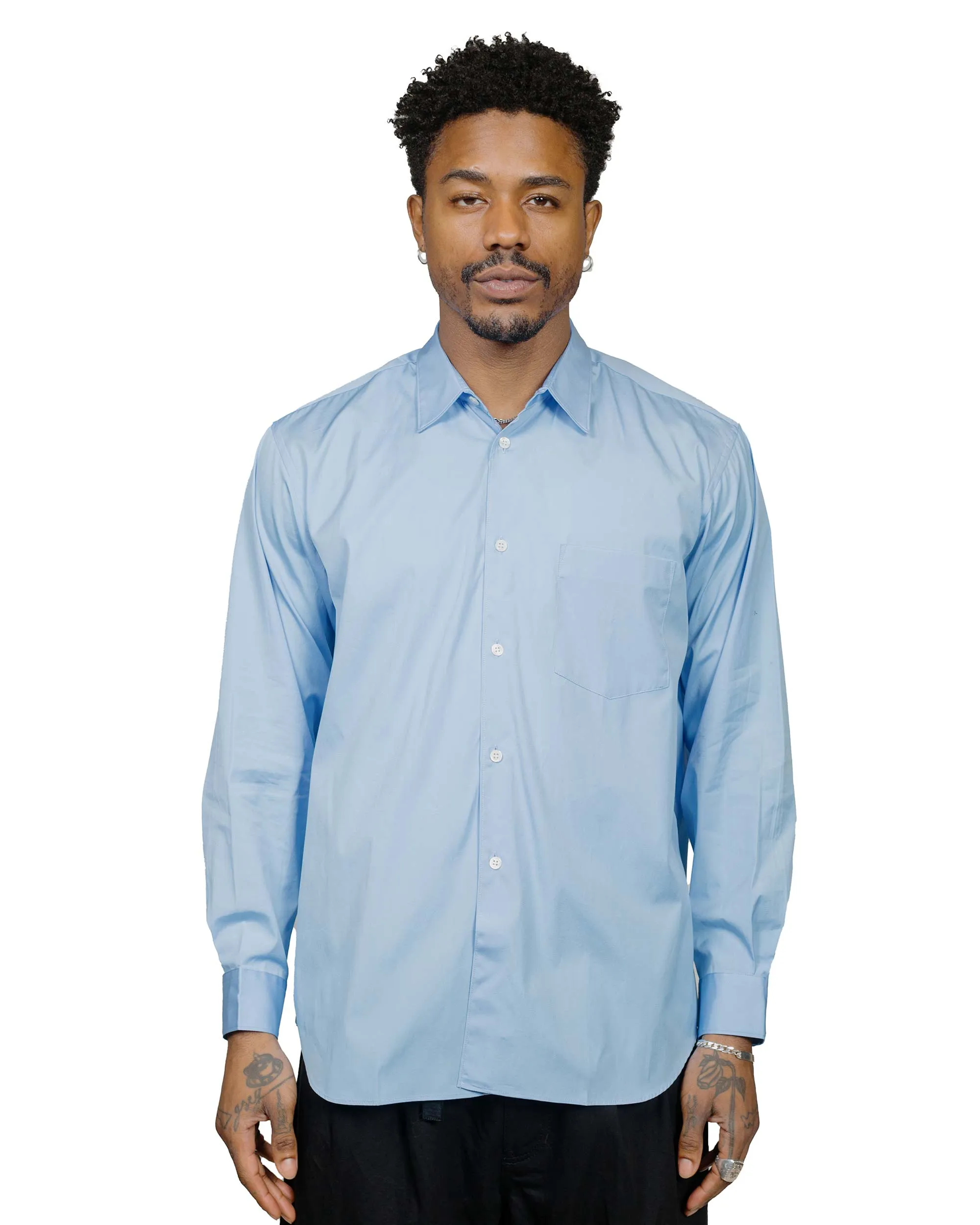 Comme des Garçons SHIRT Wide Classic Shirt Sky sold by Lost & Found product image thumbnail 2