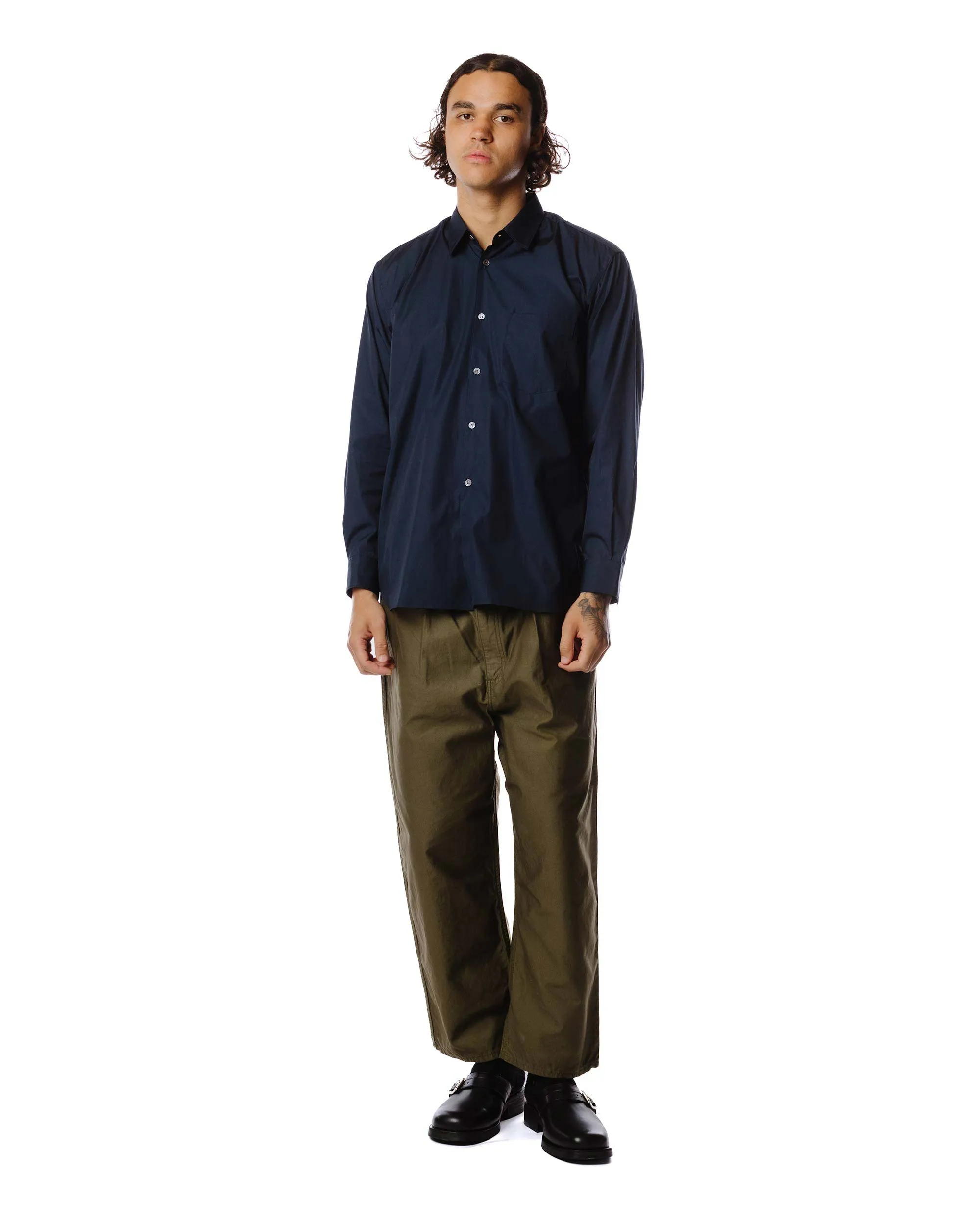 Comme des Garçons SHIRT Wide Classic Shirt Navy sold by Lost & Found product image thumbnail 4