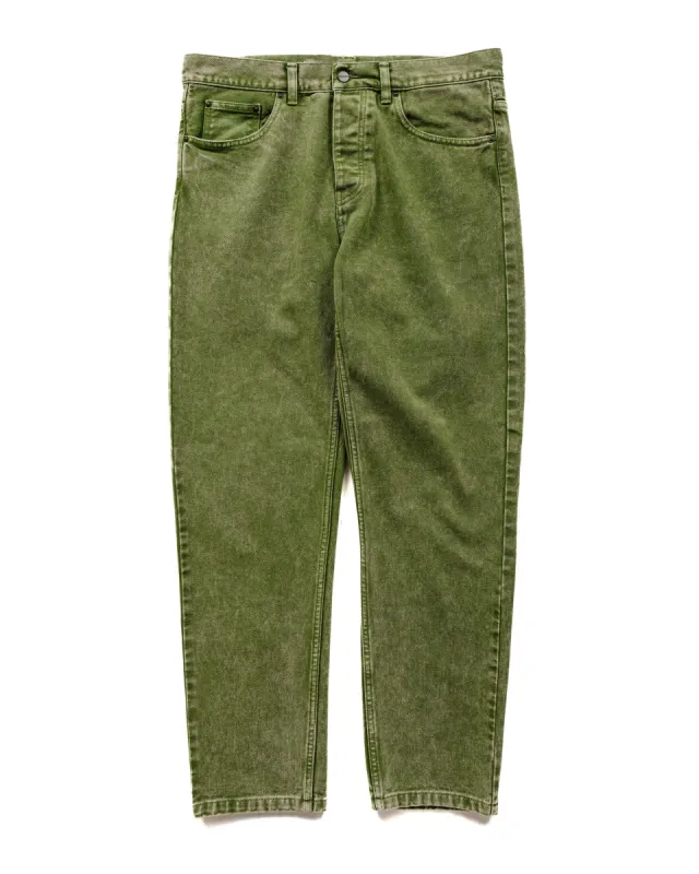 Carhartt W.I.P. Newel Pant Kiwi Worn Washed sold by Lost & Found