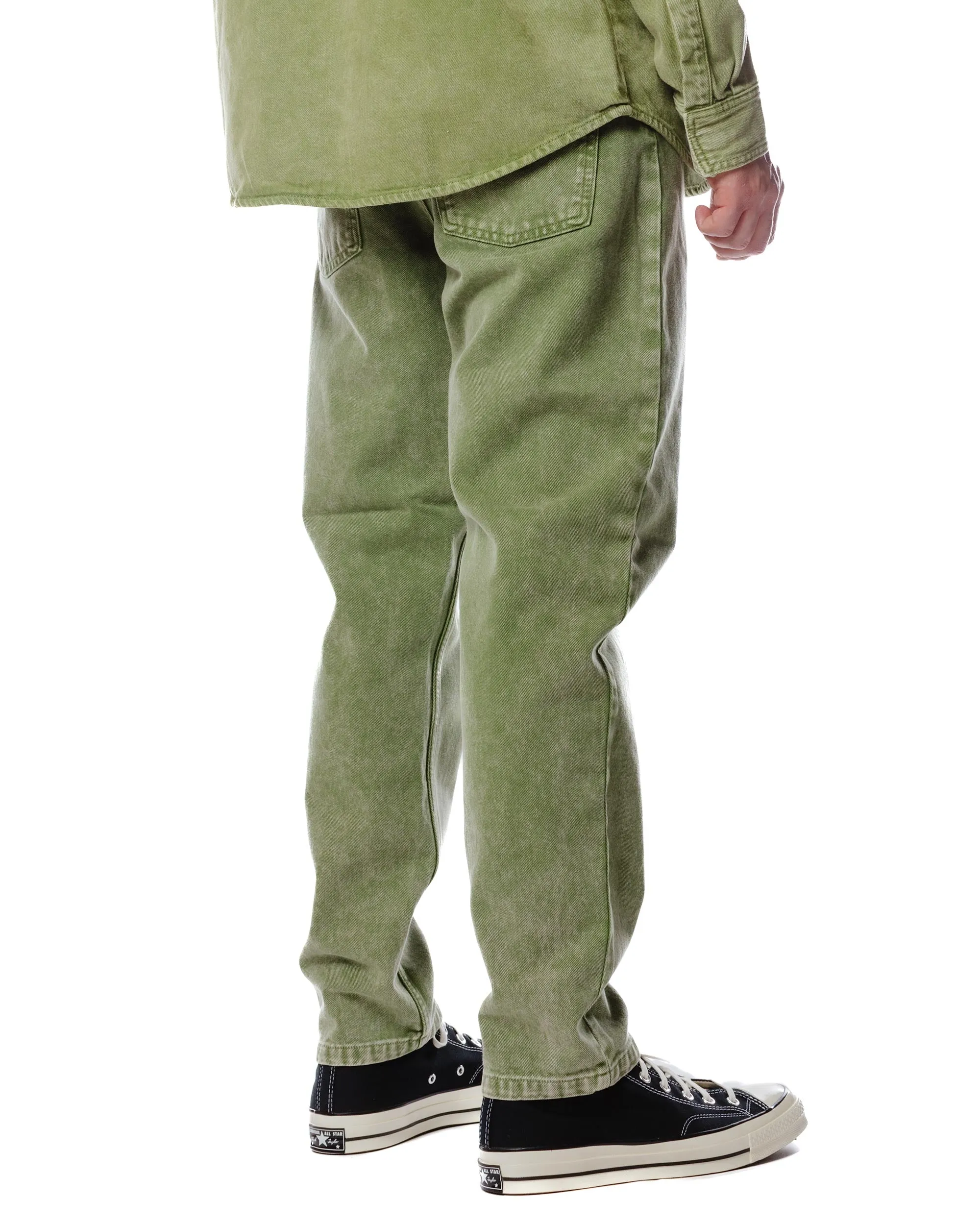 Carhartt W.I.P. Newel Pant Kiwi Worn Washed sold by Lost & Found product image thumbnail 4