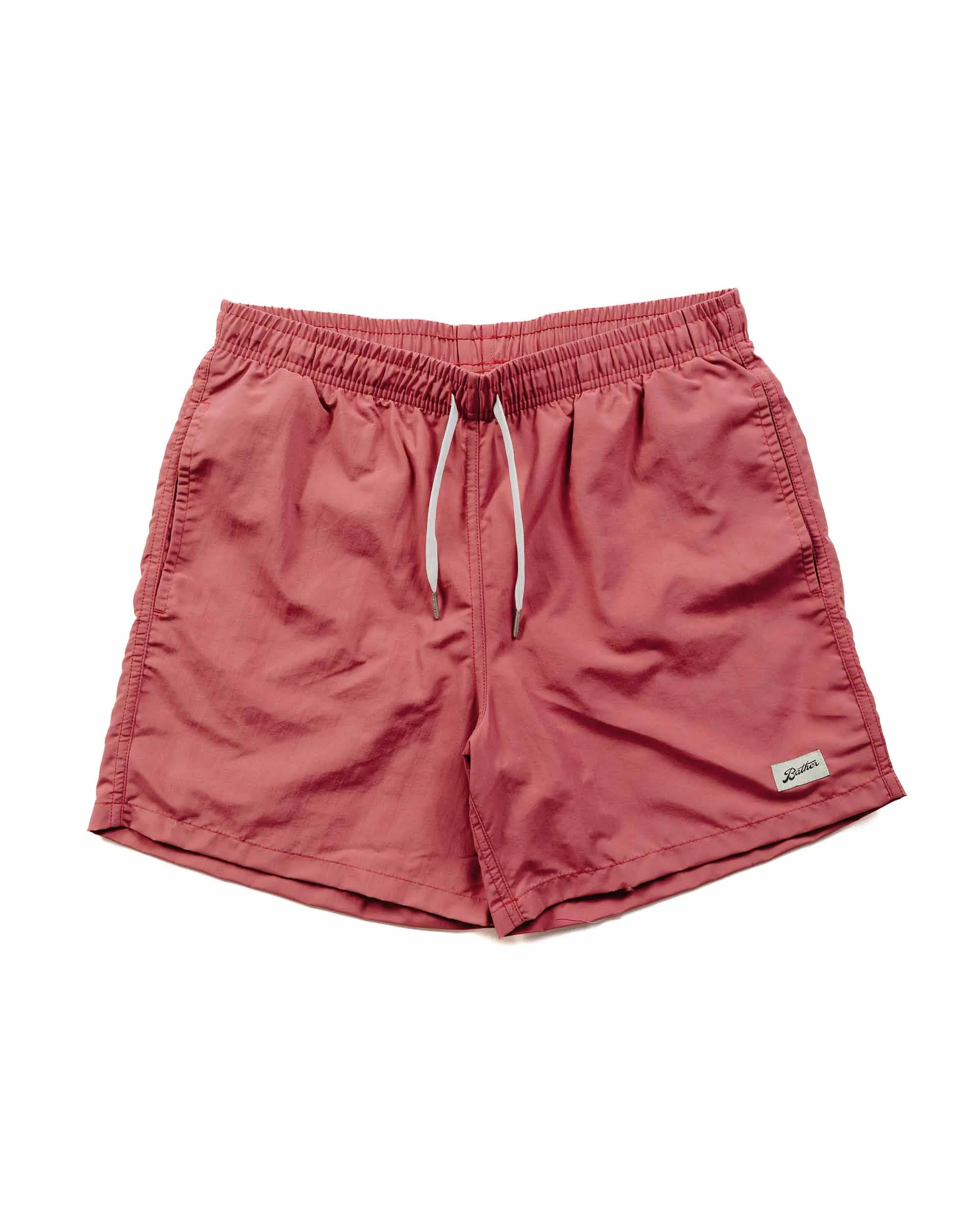 Bather Solid Mauvewood Swim Trunk sold by Lost & Found