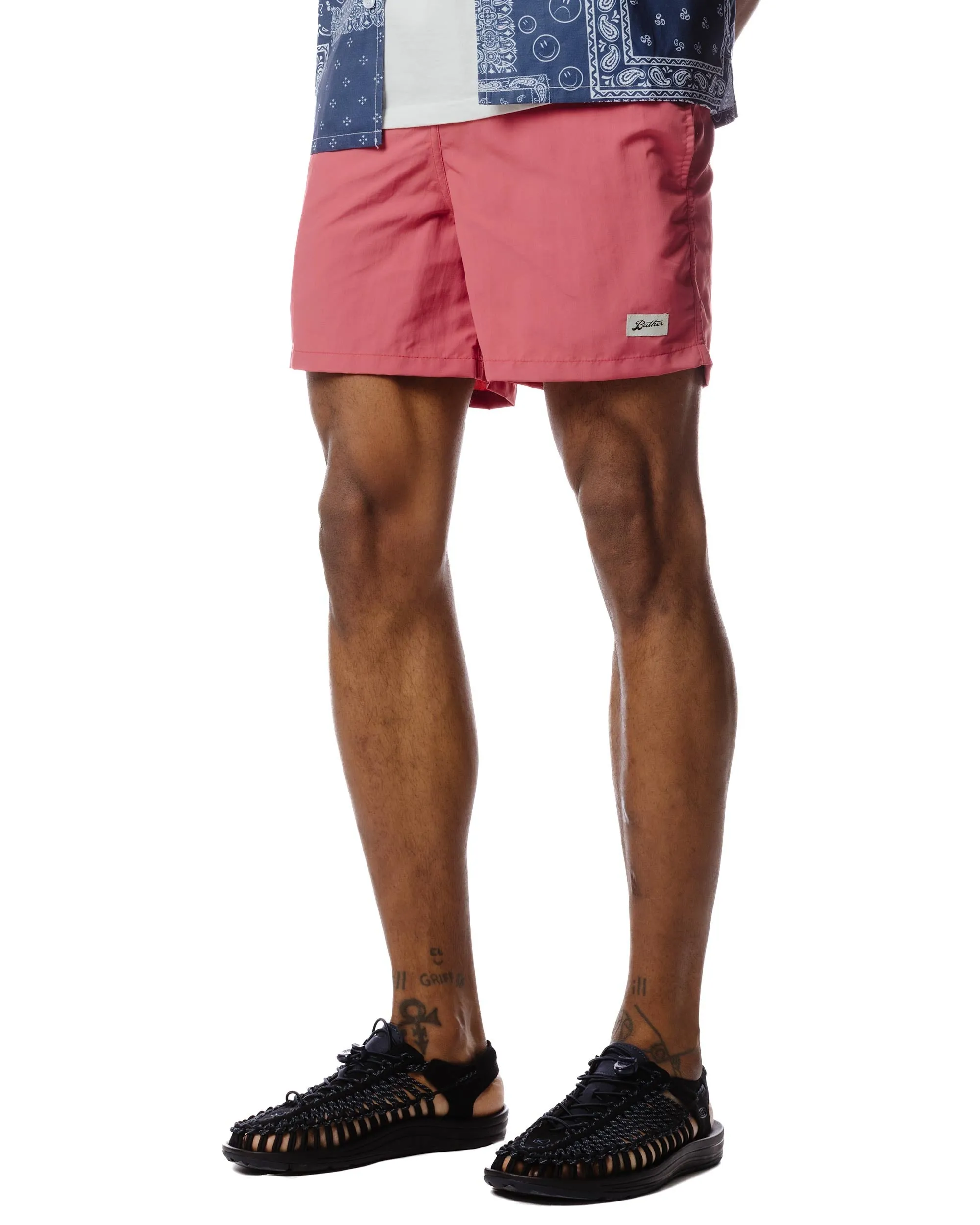 Bather Solid Mauvewood Swim Trunk sold by Lost & Found product image thumbnail 3