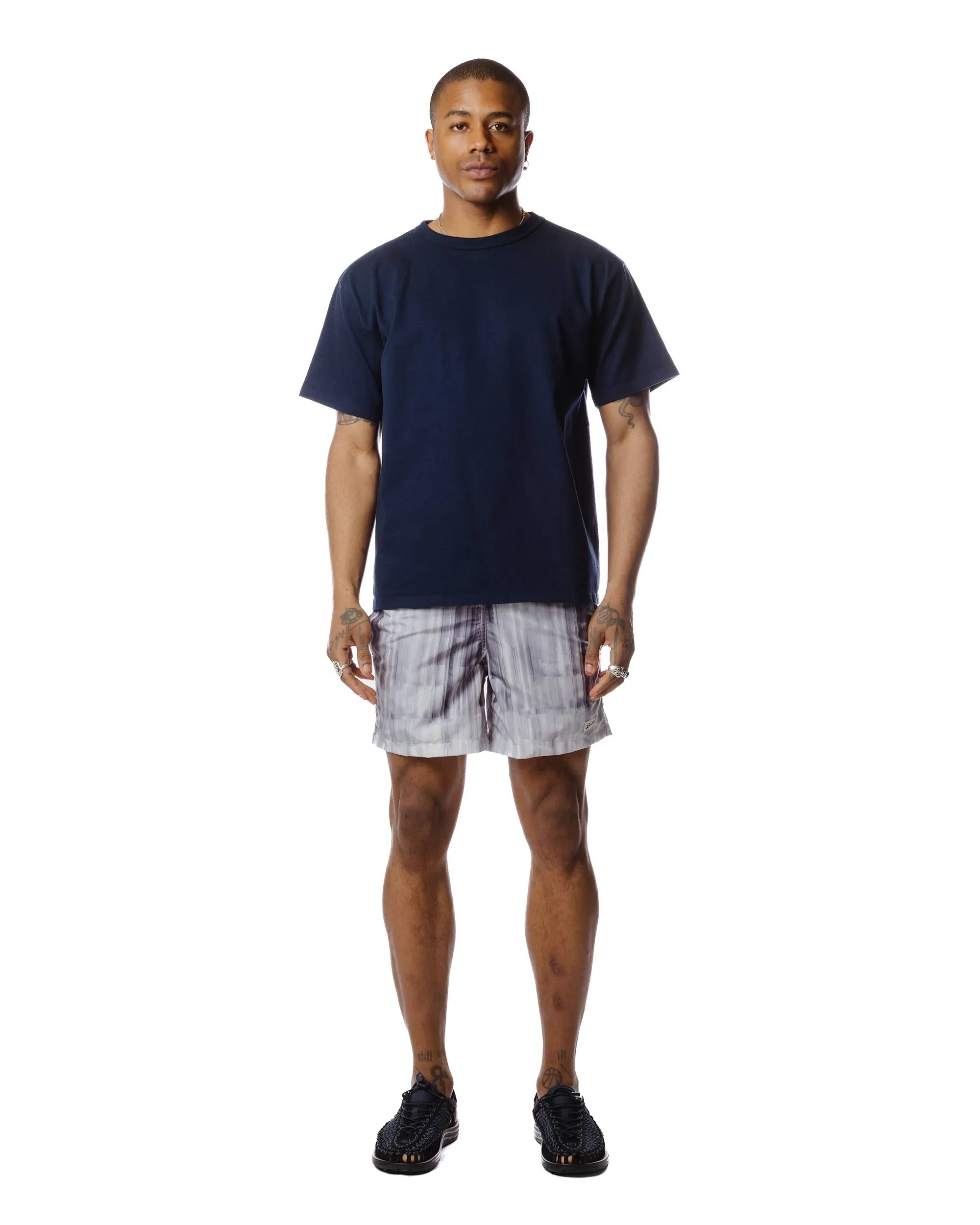 Bather Grey Glitch Swim Trunk sold by Lost & Found product image thumbnail 2