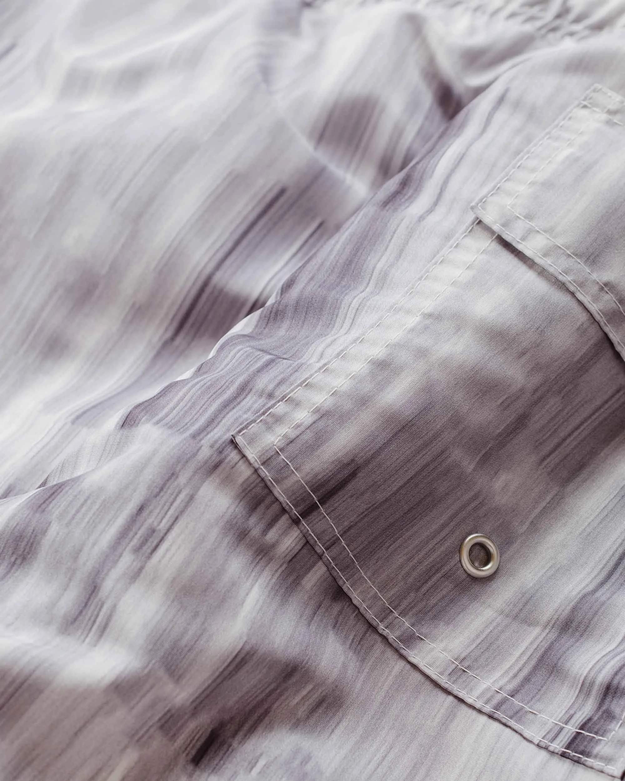 Bather Grey Glitch Swim Trunk sold by Lost & Found product image thumbnail 5