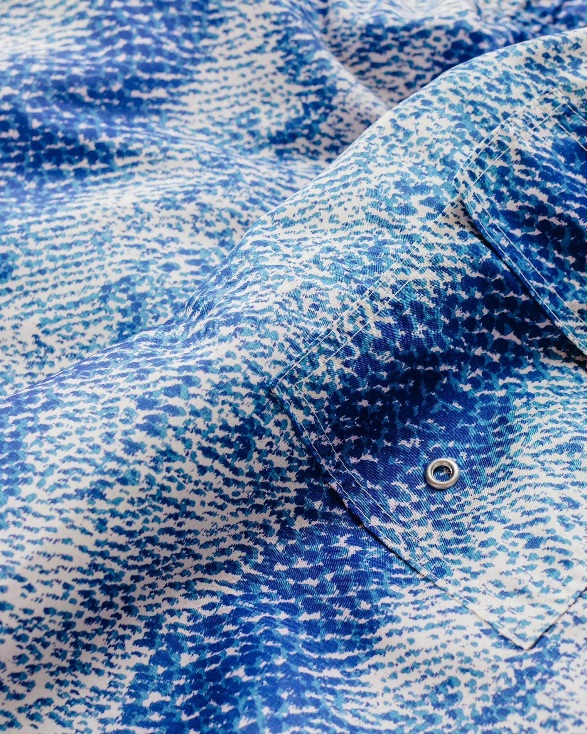 Bather Blue Painted Moss Swim Trunk sold by Lost & Found product image thumbnail 5