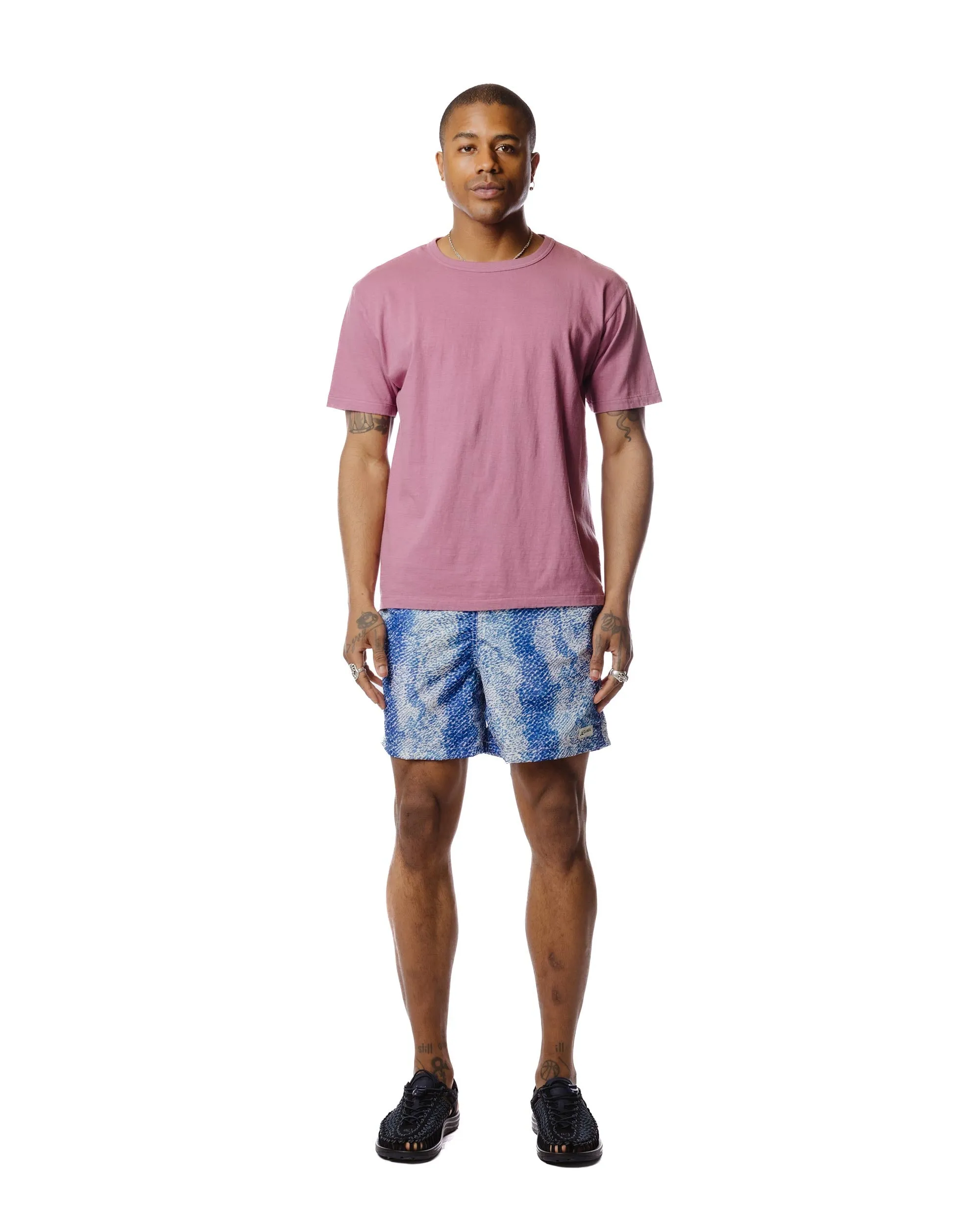 Bather Blue Painted Moss Swim Trunk sold by Lost & Found product image thumbnail 2