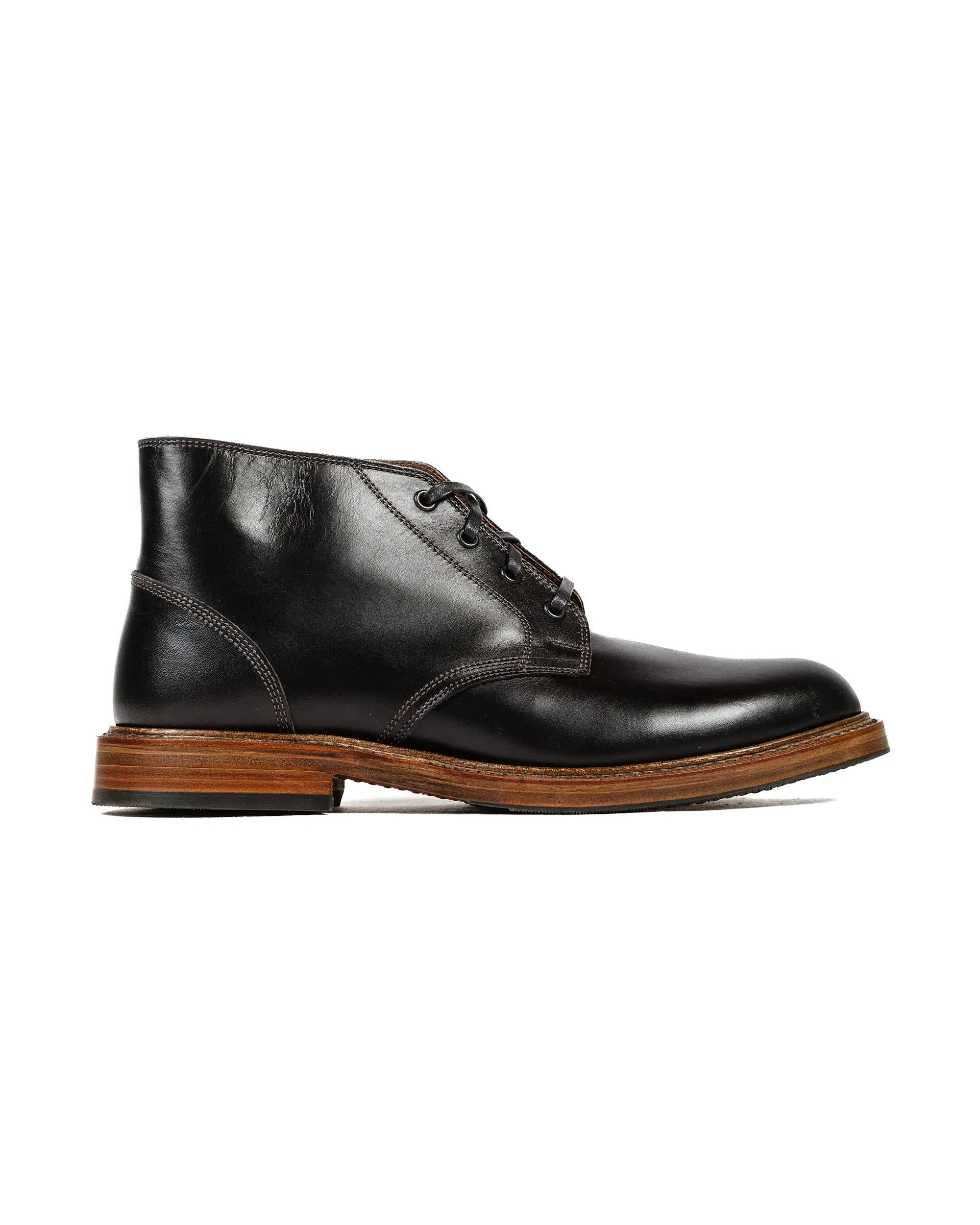 John Lofgren Bootmaker The Steadfast Chukka Boots French Calfskin Black sold by Lost & Found
