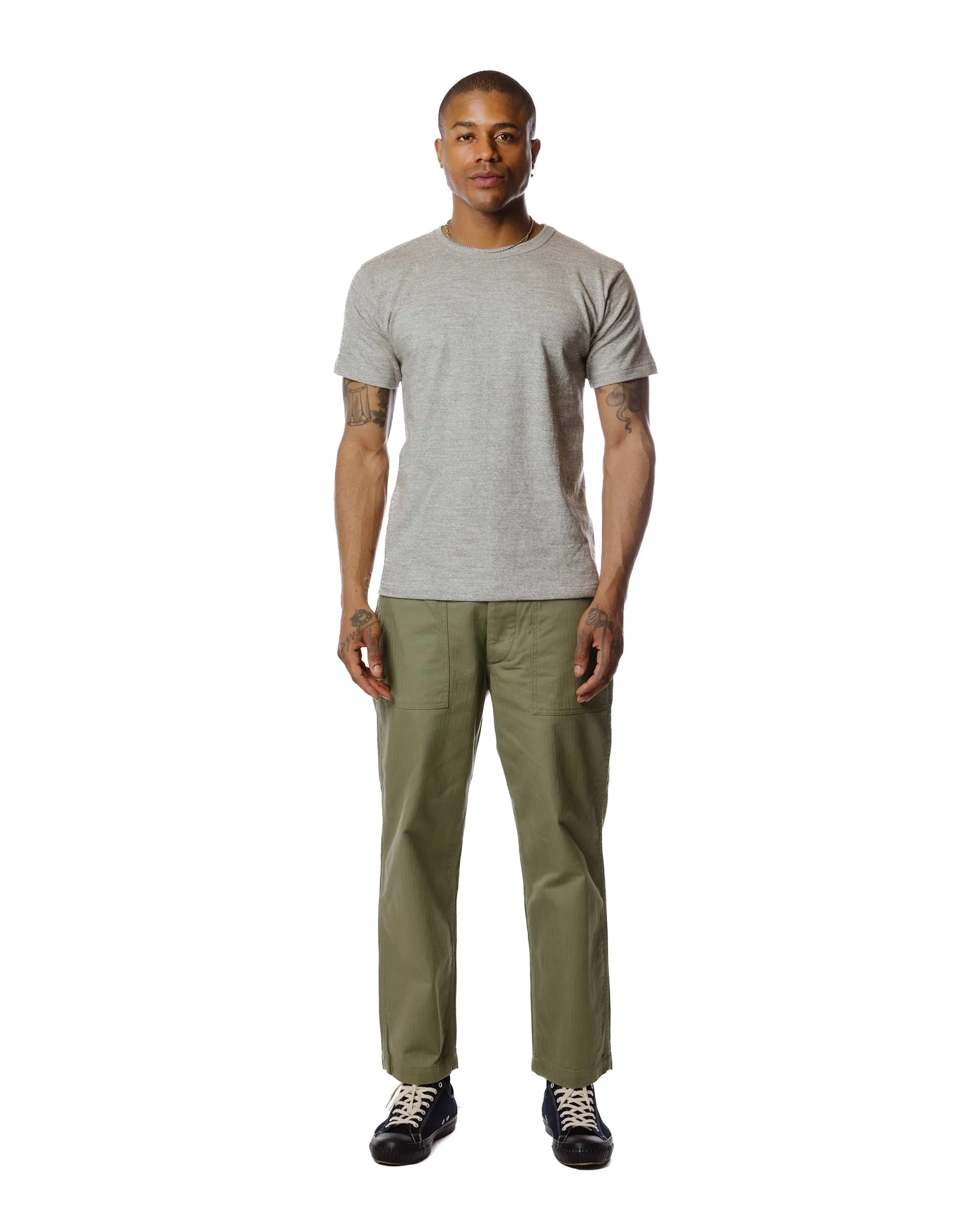 Warehouse Lot. JG-CS06 Standard T-Shirt Heather Grey sold by Lost & Found product image thumbnail 2