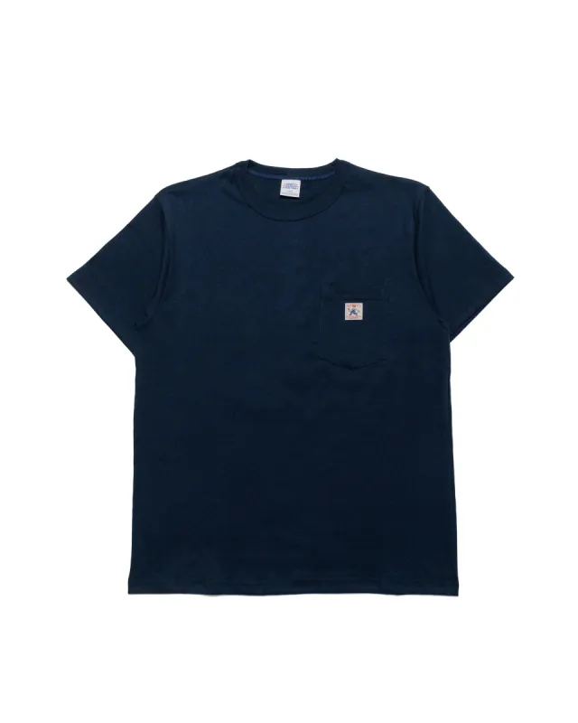 Randy's Garments Pocket Tee Navy sold by Lost & Found