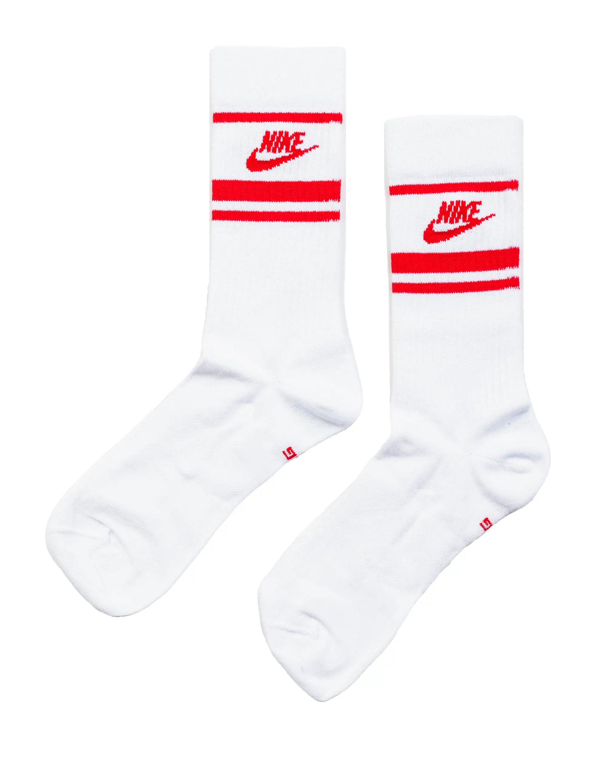 Nike Sportswear Everyday Essential Crew Socks White/University Red (3 Pack) sold by Lost & Found product image thumbnail 2