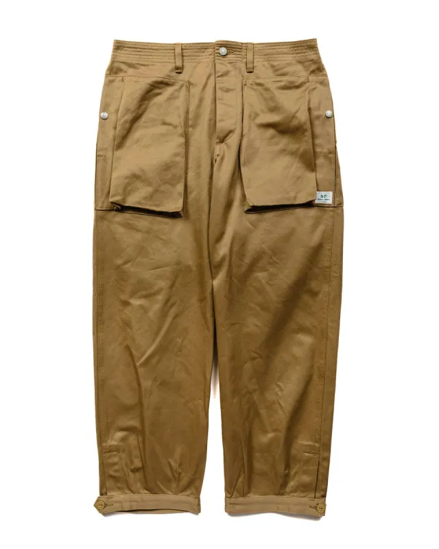 Sassafras Digs Crew Pants 4/5 41Chino Khaki sold by Lost & Found