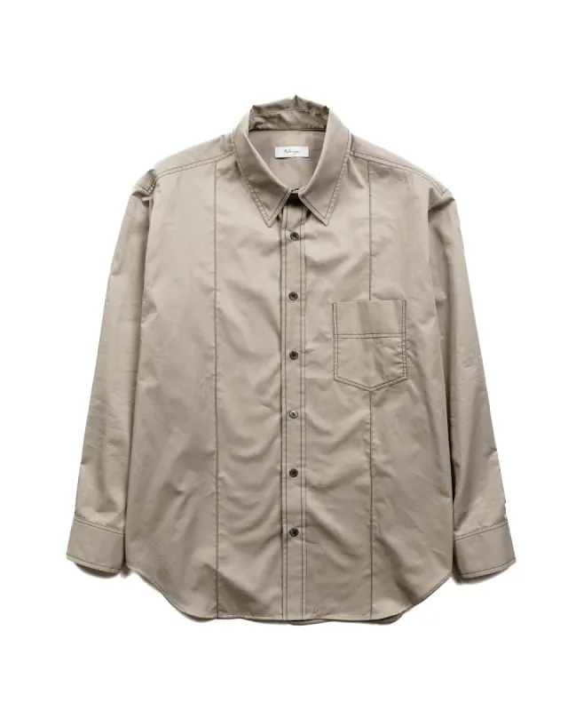 Wanze Classic Button Up Shirt Cotton Sand sold by Lost & Found