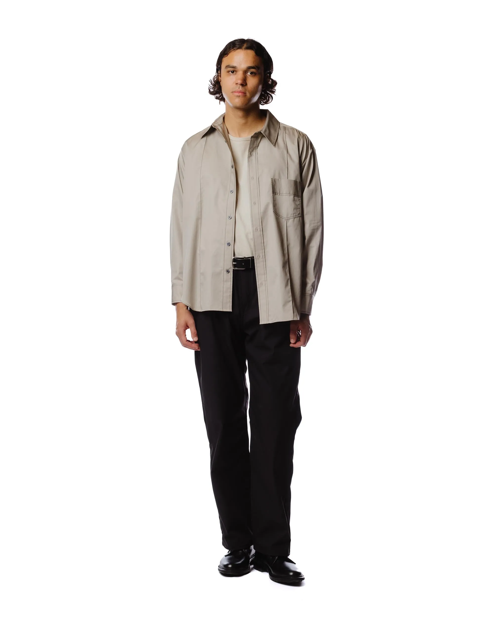 Wanze Classic Button Up Shirt Cotton Sand sold by Lost & Found product image thumbnail 2