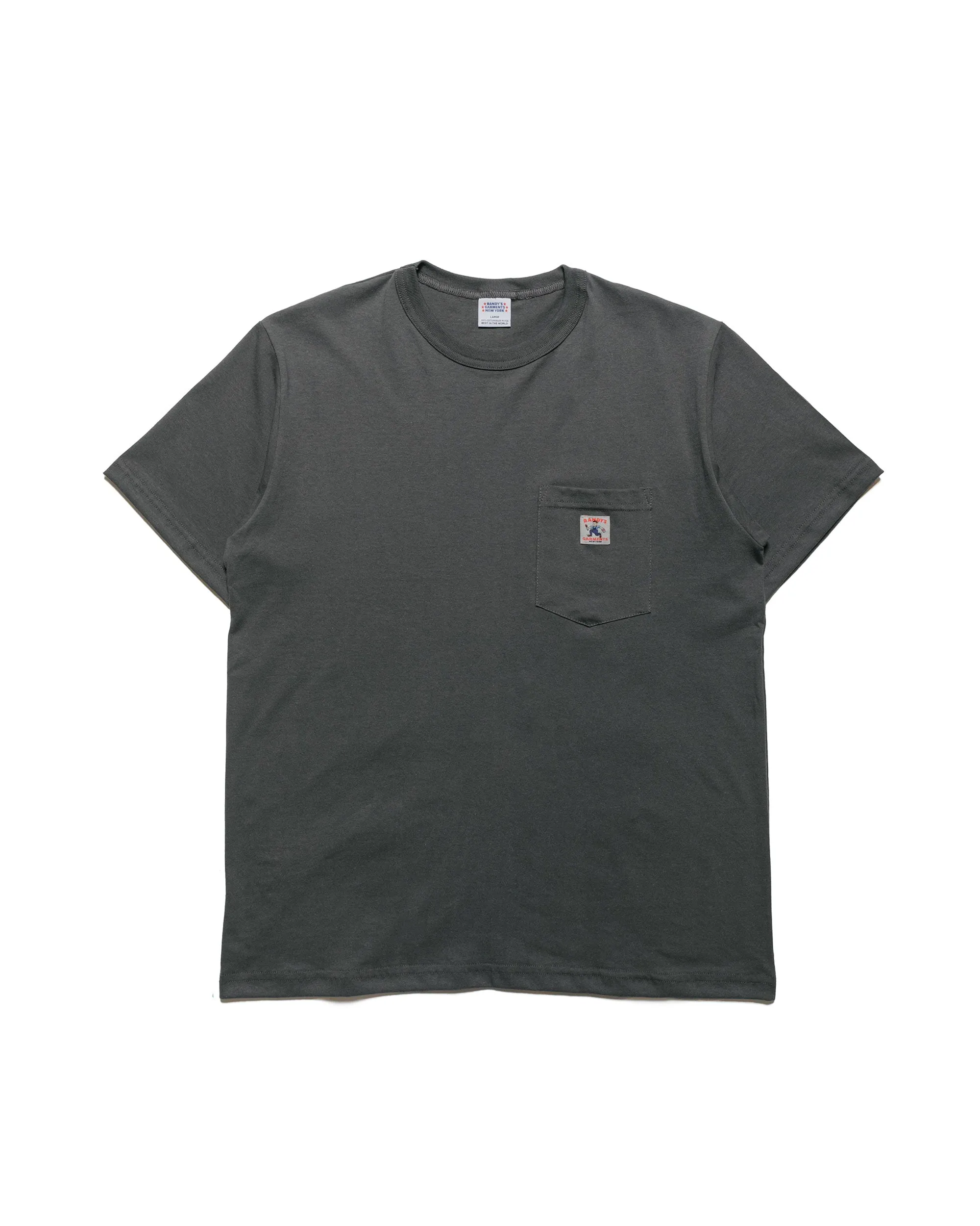 Randy's Garments Pocket Tee Grey sold by Lost & Found