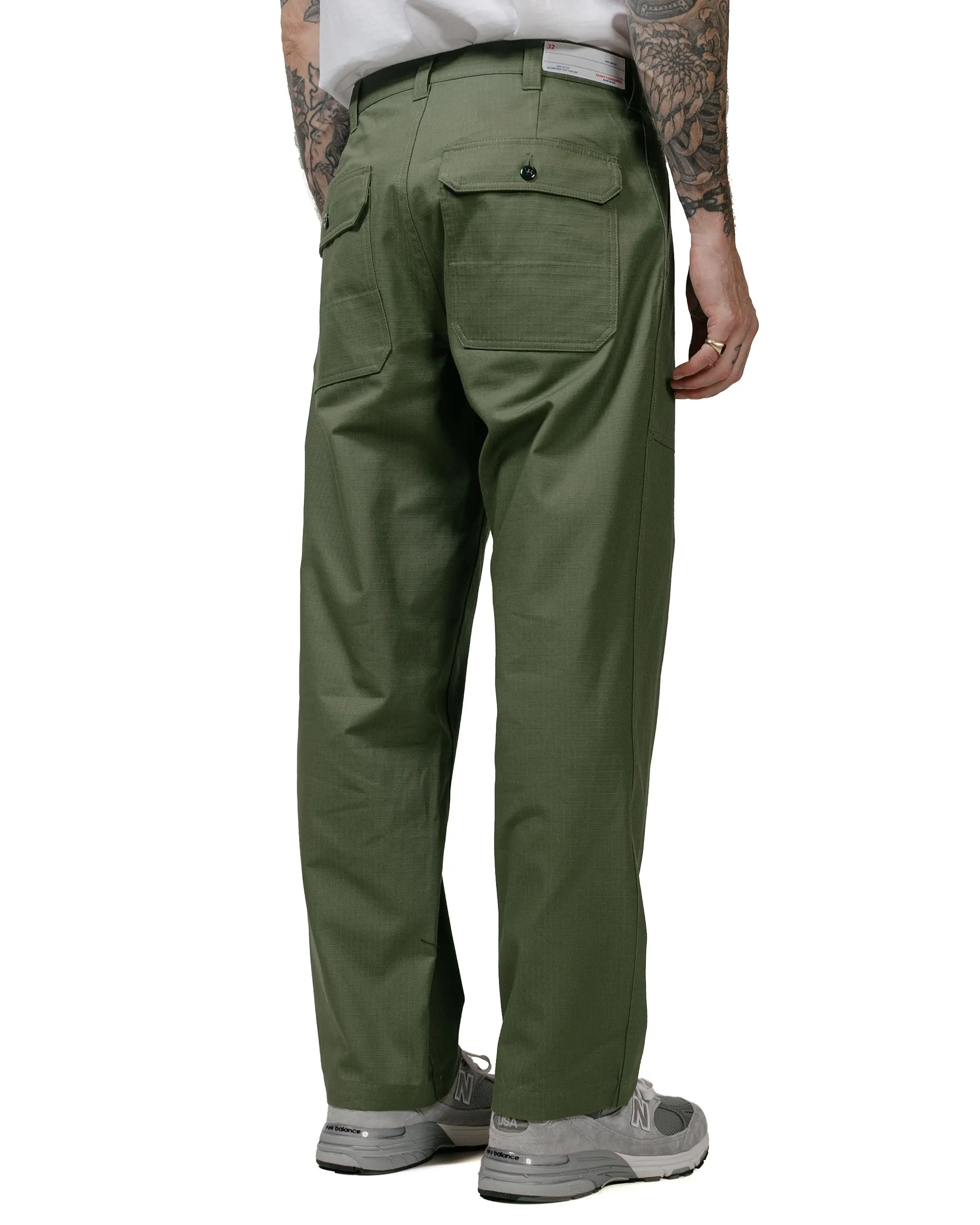 Randy's Garments Utility Pant Cotton Ripstop Olive sold by Lost & Found product image thumbnail 3