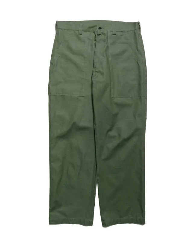 Randy's Garments Utility Pant Cotton Ripstop Olive sold by Lost & Found