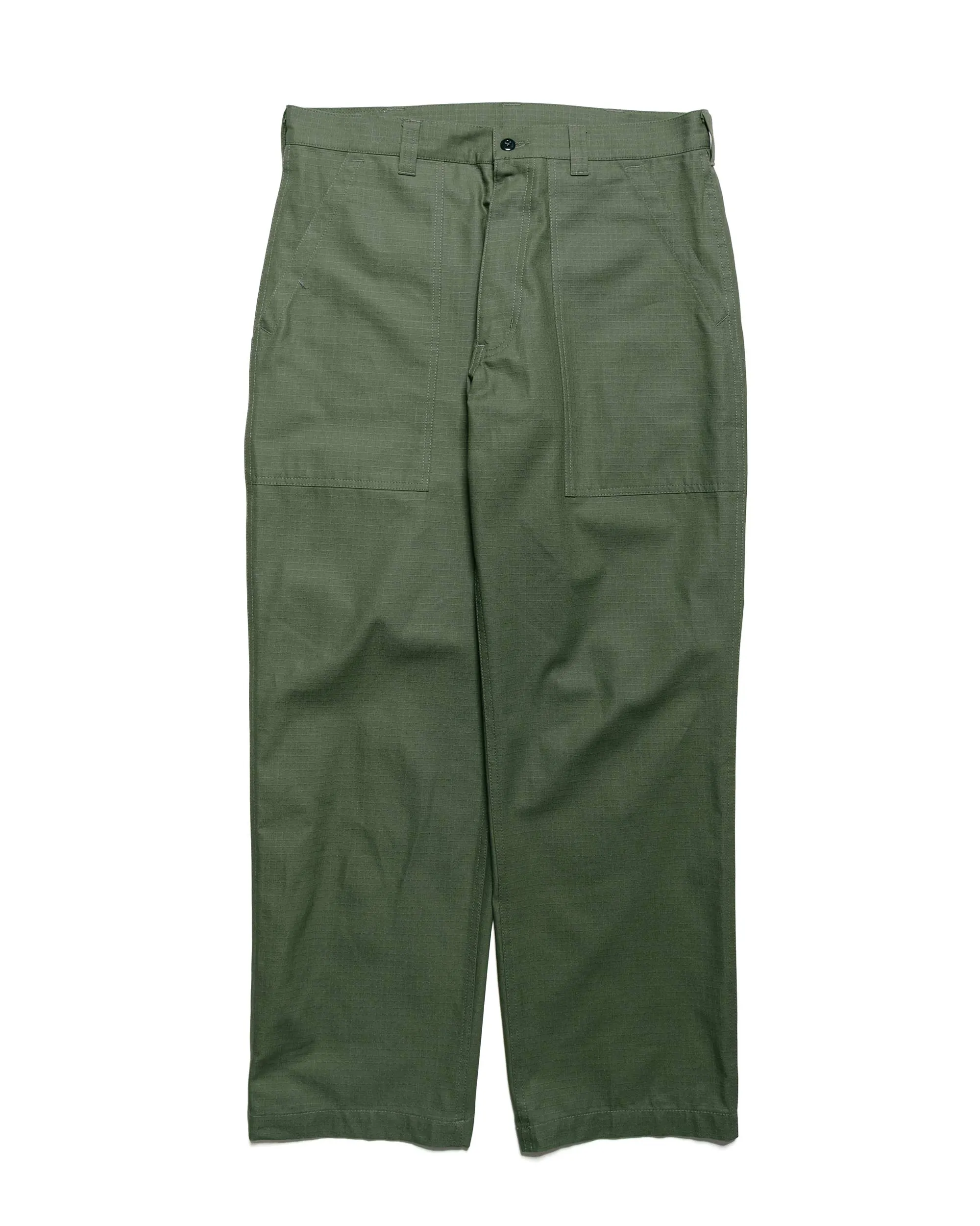 Randy's Garments Utility Pant Cotton Ripstop Olive sold by Lost & Found