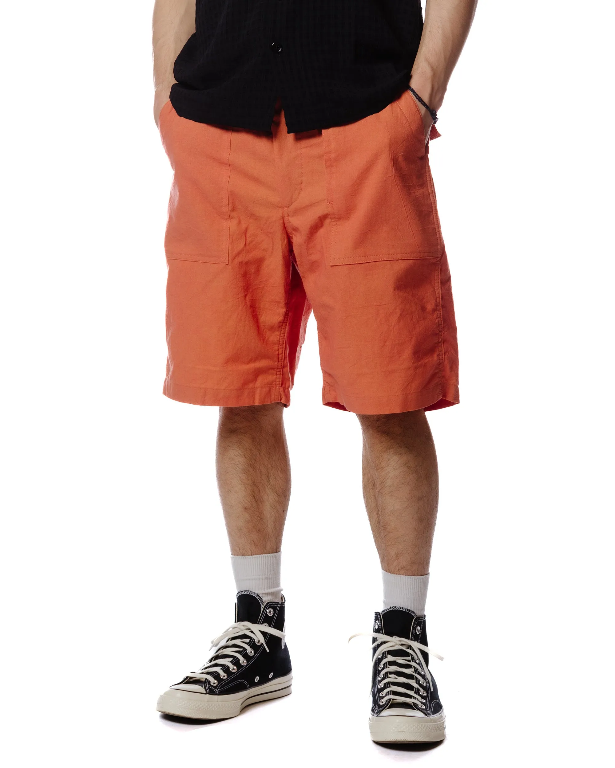 Engineered Garments Fatigue Short Rust Cotton Sheeting sold by Lost & Found product image thumbnail 3