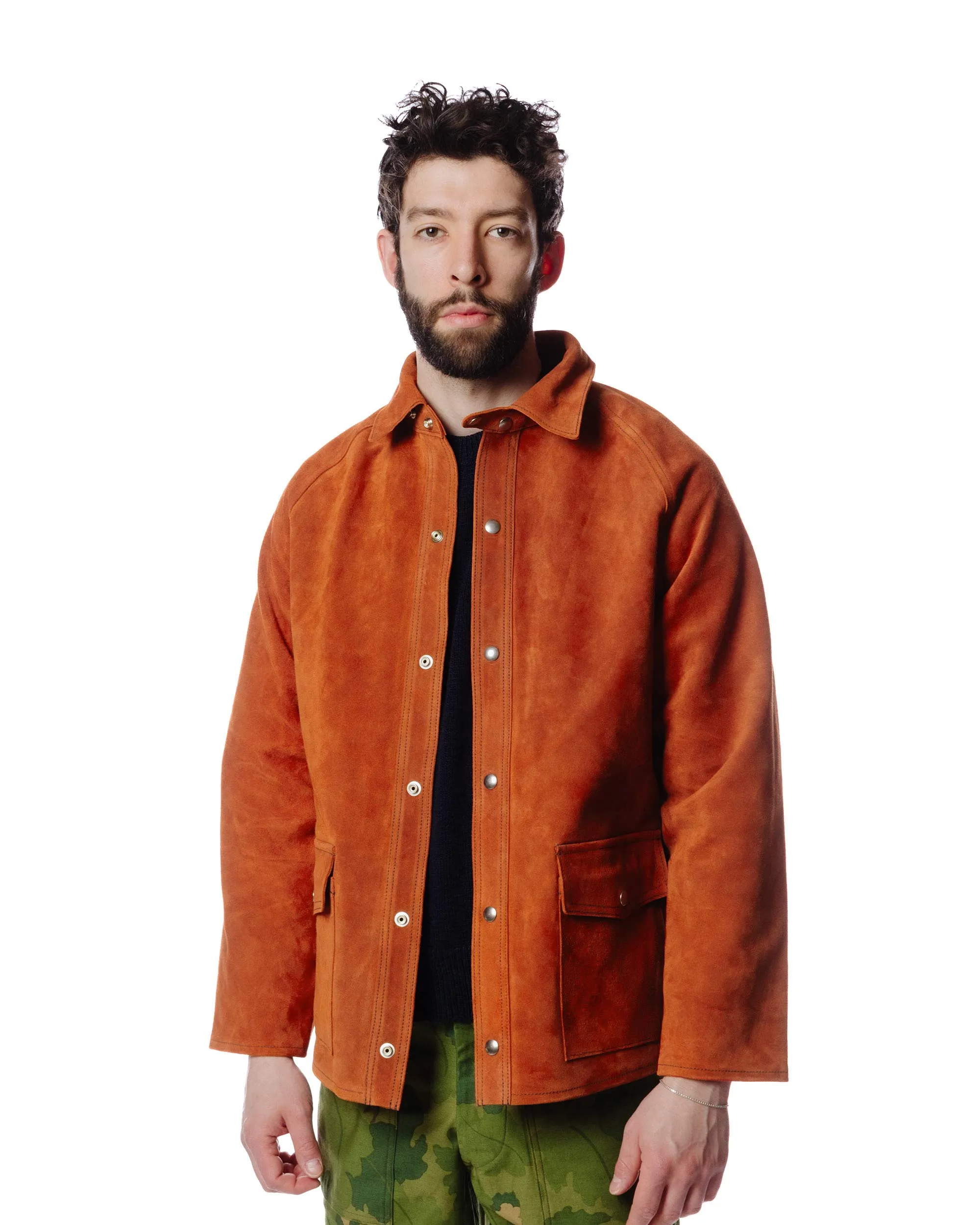 The Real McCoy's MJ23014 8HU Leather Welder Jacket Brick Red sold by Lost & Found product image thumbnail 3