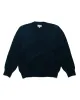 The Real McCoy's MC23014 Cotton Crewneck Sweater Ink Blue sold by Lost & Found