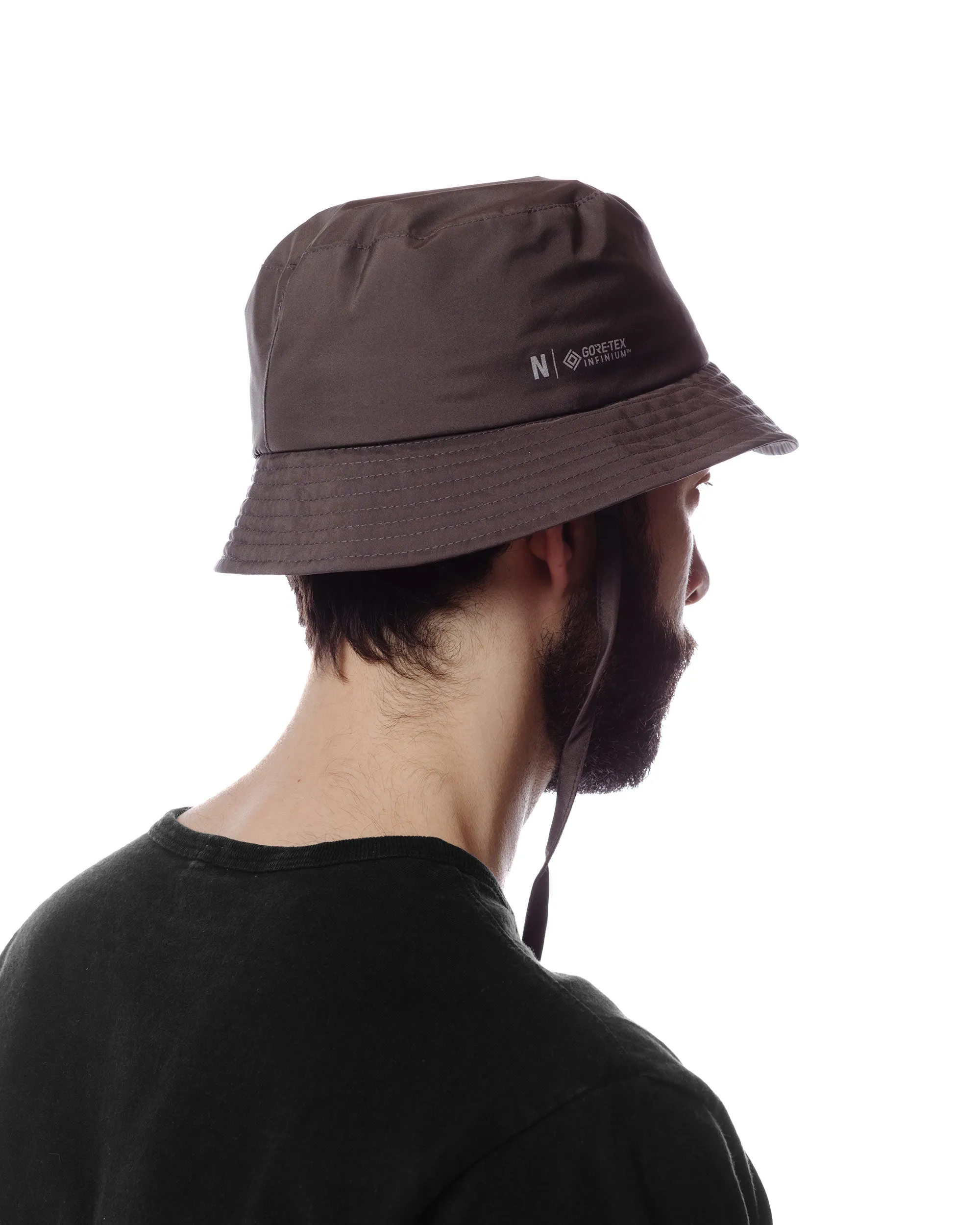 Norse Projects Gore-Tex Infinium Bucket Hat Heathland Brown sold by Lost & Found product image thumbnail 3
