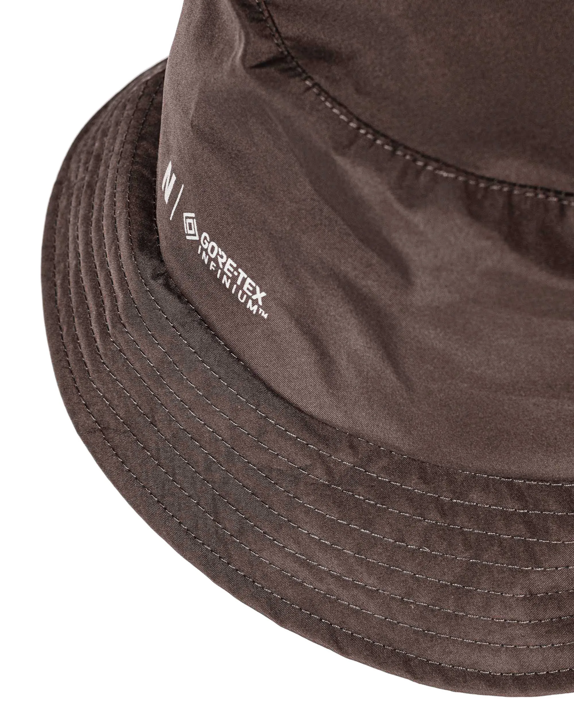 Norse Projects Gore-Tex Infinium Bucket Hat Heathland Brown sold by Lost & Found product image thumbnail 4