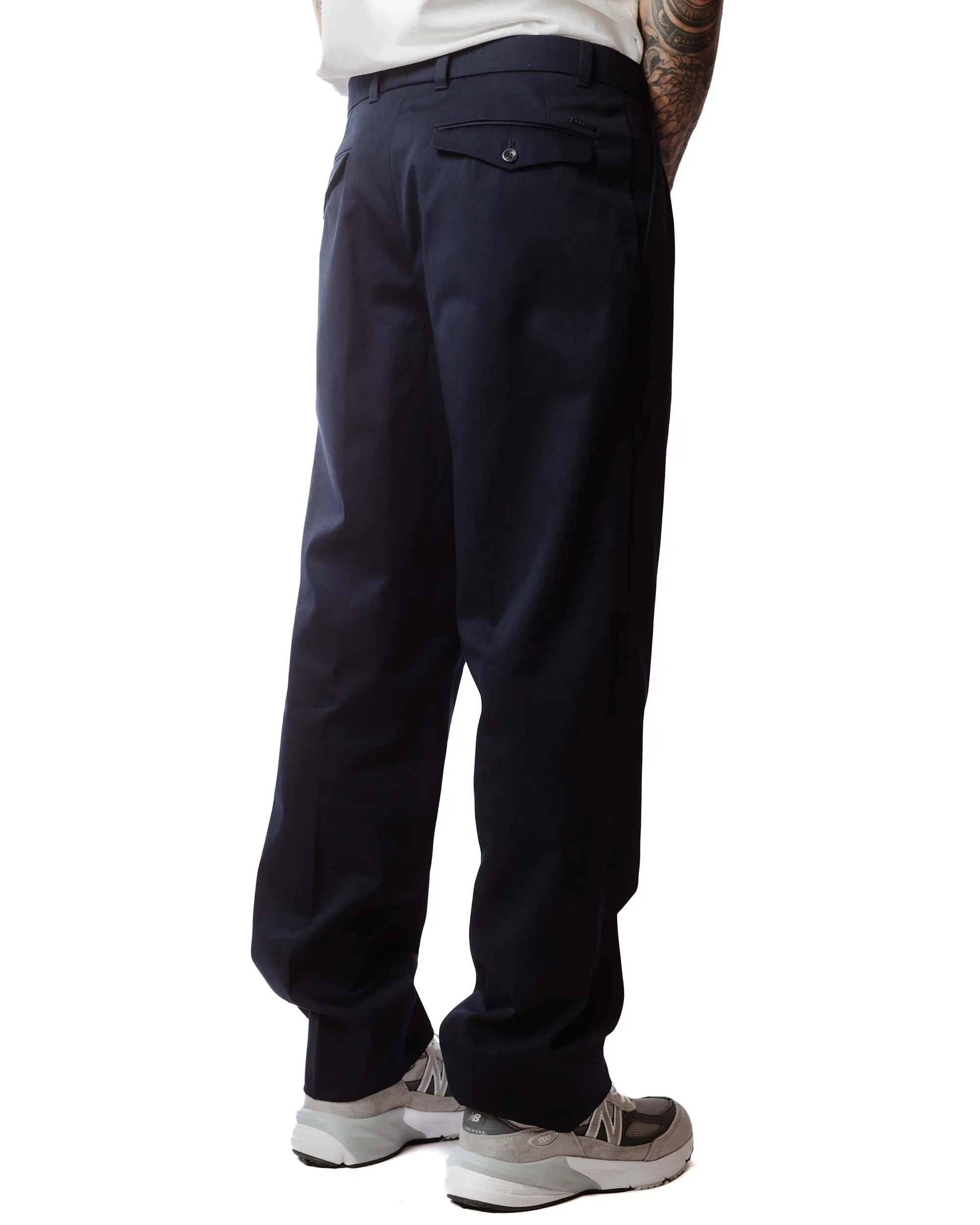 Norse Projects Christopher Gabardine Trouser Dark Navy sold by Lost & Found product image thumbnail 4