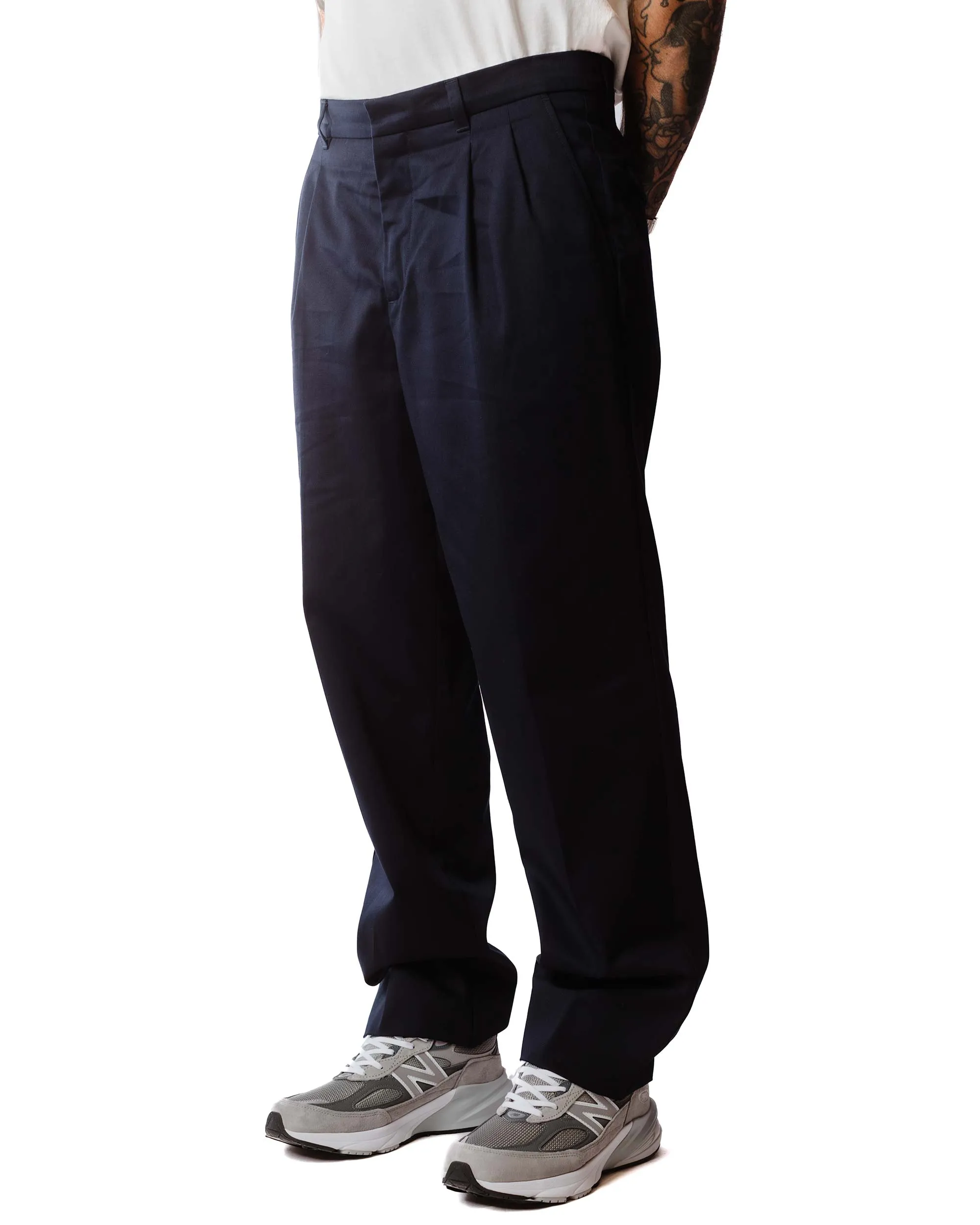 Norse Projects Christopher Gabardine Trouser Dark Navy sold by Lost & Found product image thumbnail 3