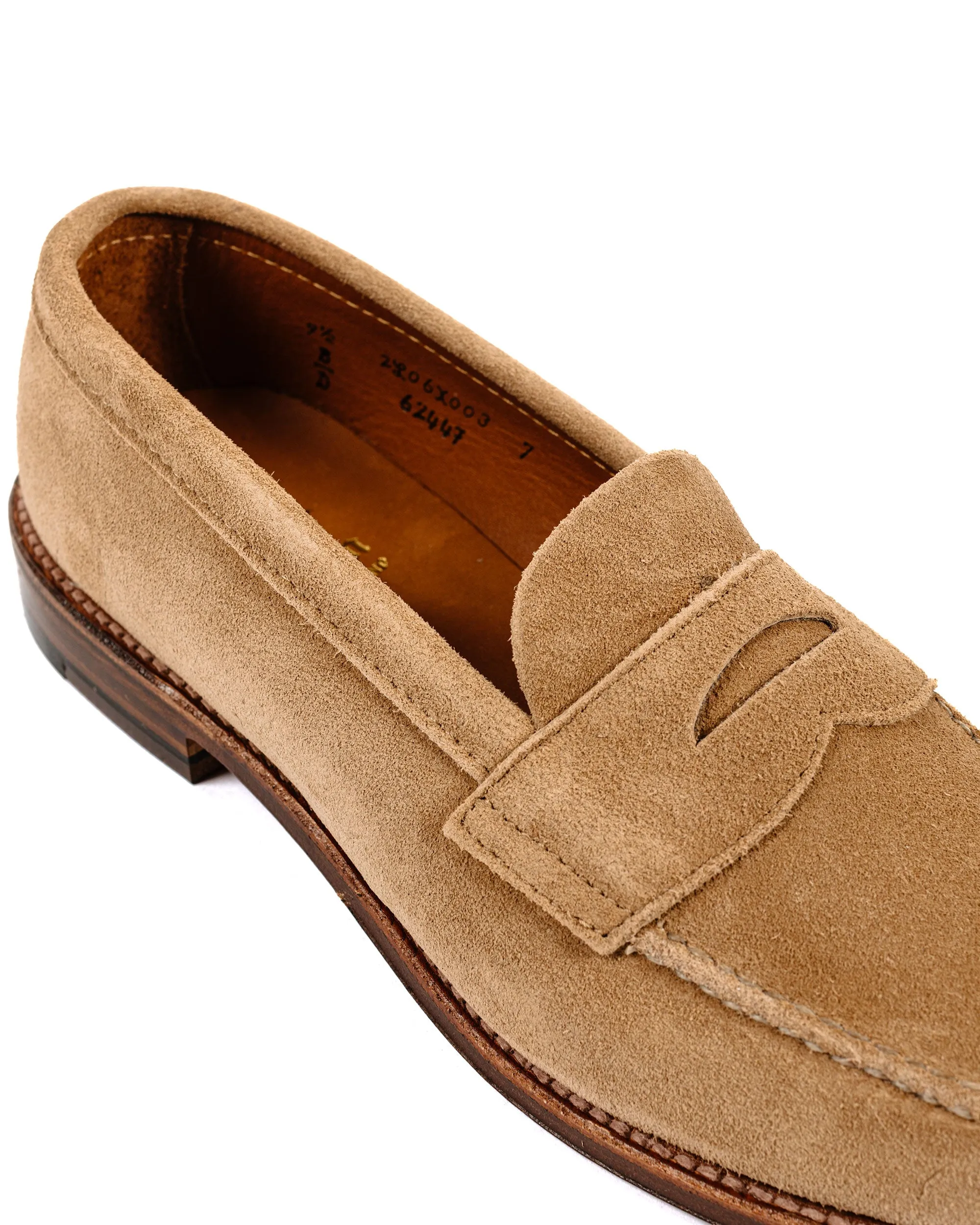 Alden Unlined Leisure Handsewn Tan Suede 6244F sold by Lost & Found product image thumbnail 4