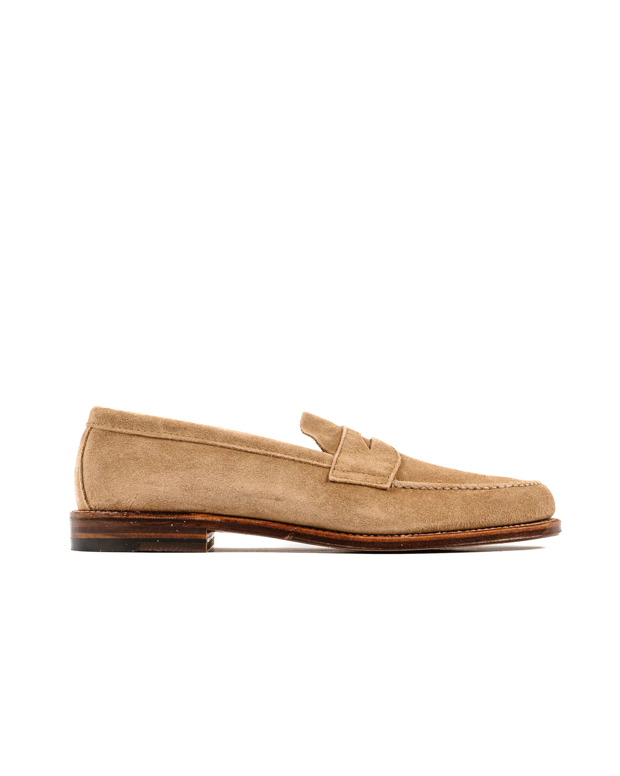 Alden Unlined Leisure Handsewn Tan Suede 6244F sold by Lost & Found