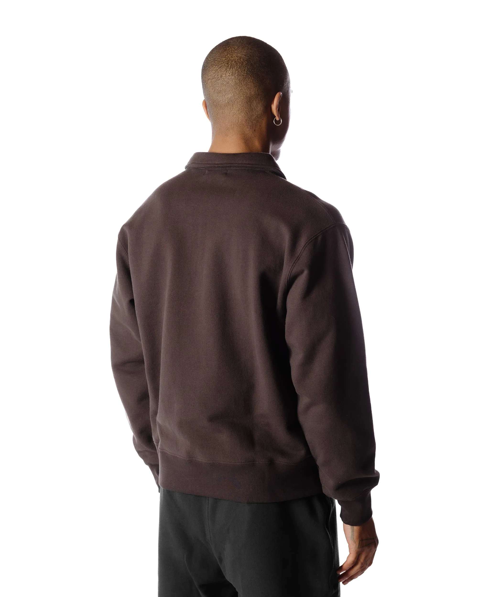 Body of Work Myrtle Quarter-Zip Sweatshirt Loam sold by Lost & Found product image thumbnail 4