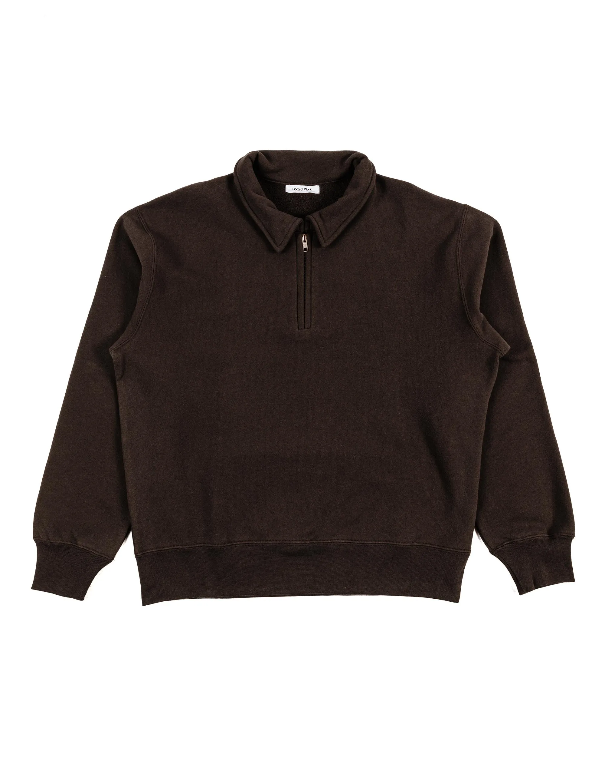 Body of Work Myrtle Quarter-Zip Sweatshirt Loam sold by Lost & Found