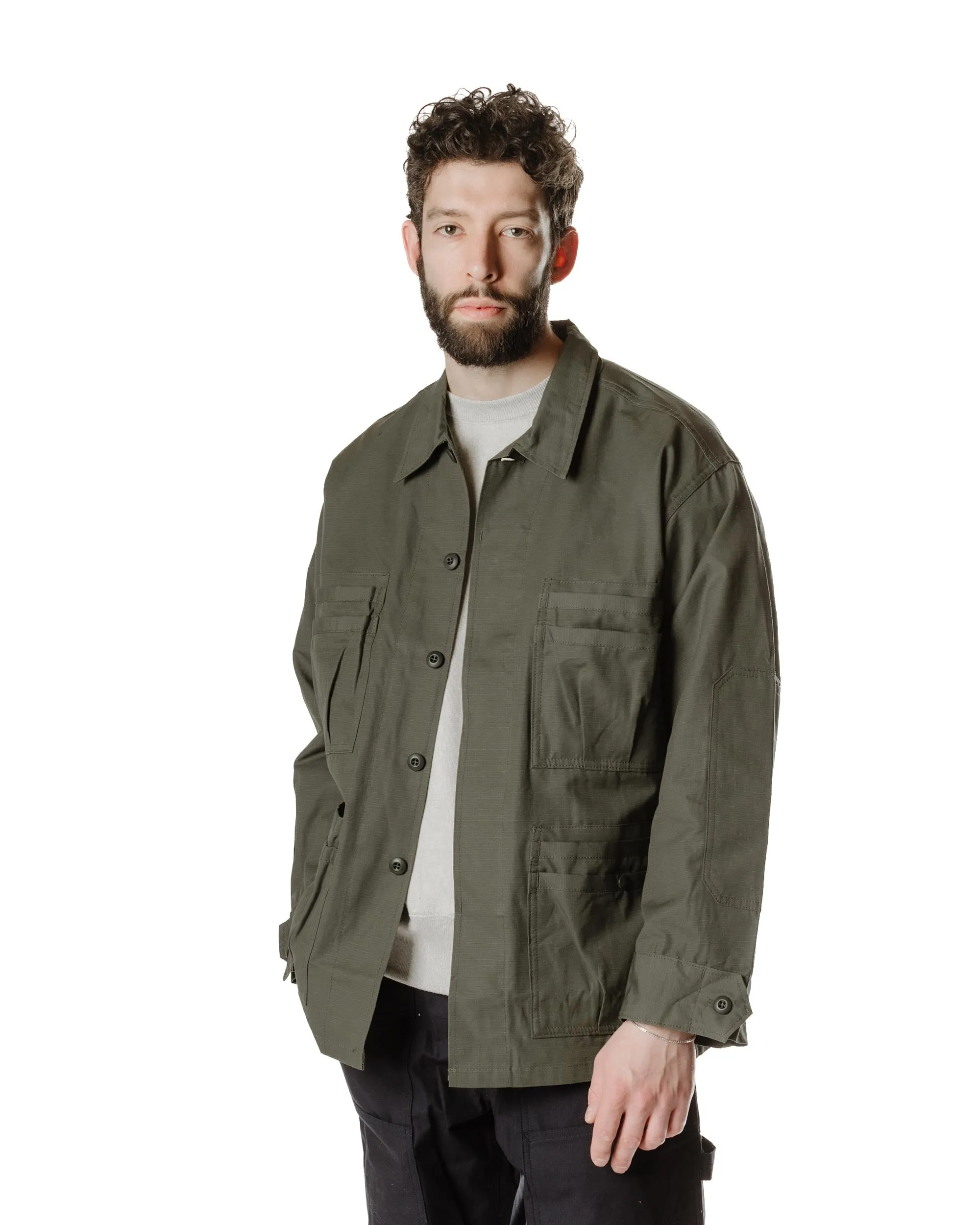 Sassafras Overgrown Fatigue Jacket Ripstop Olive sold by Lost & Found product image thumbnail 3