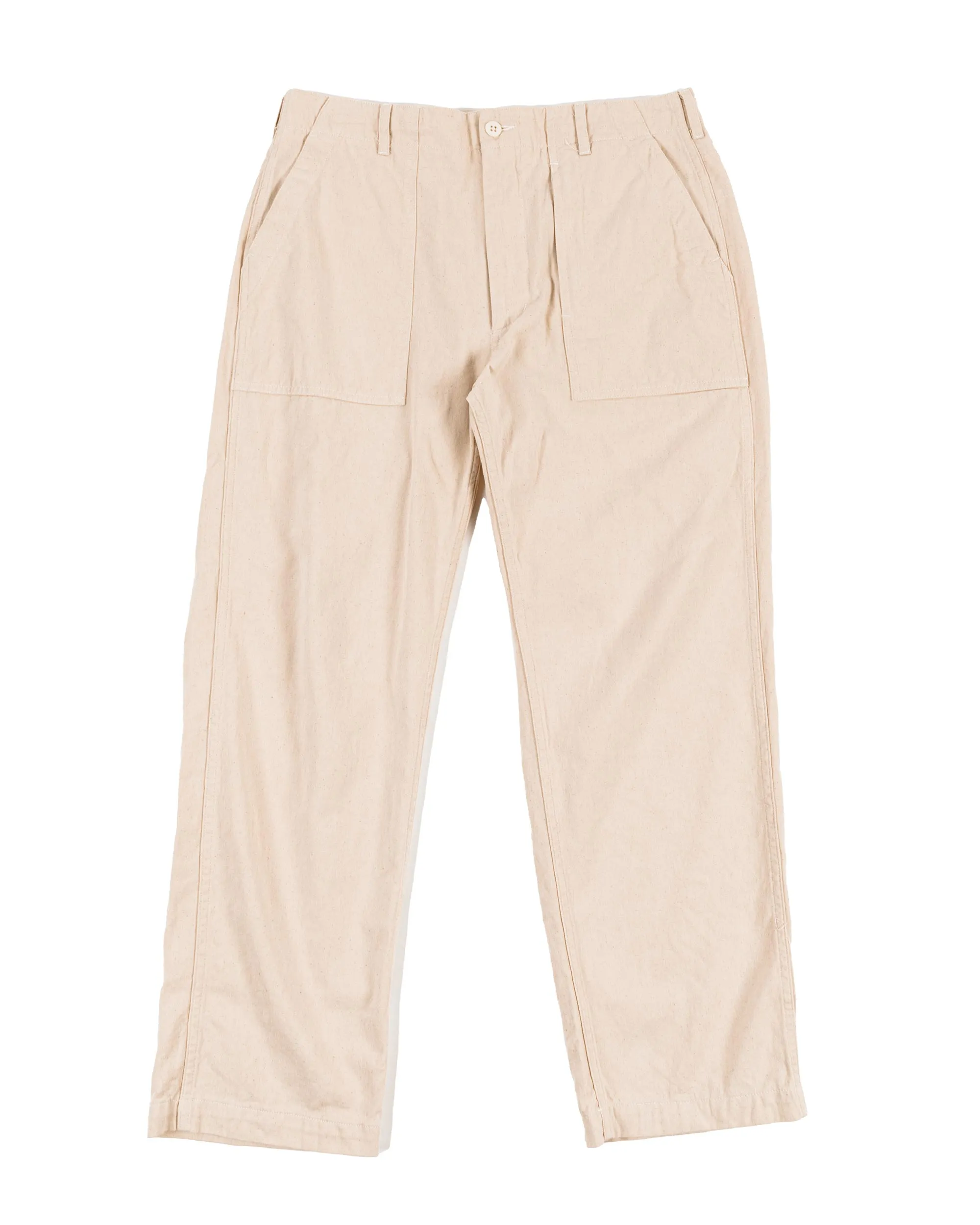 Engineered Garments Fatigue Pant Natural 6.5oz. Flat Twill sold by Lost & Found
