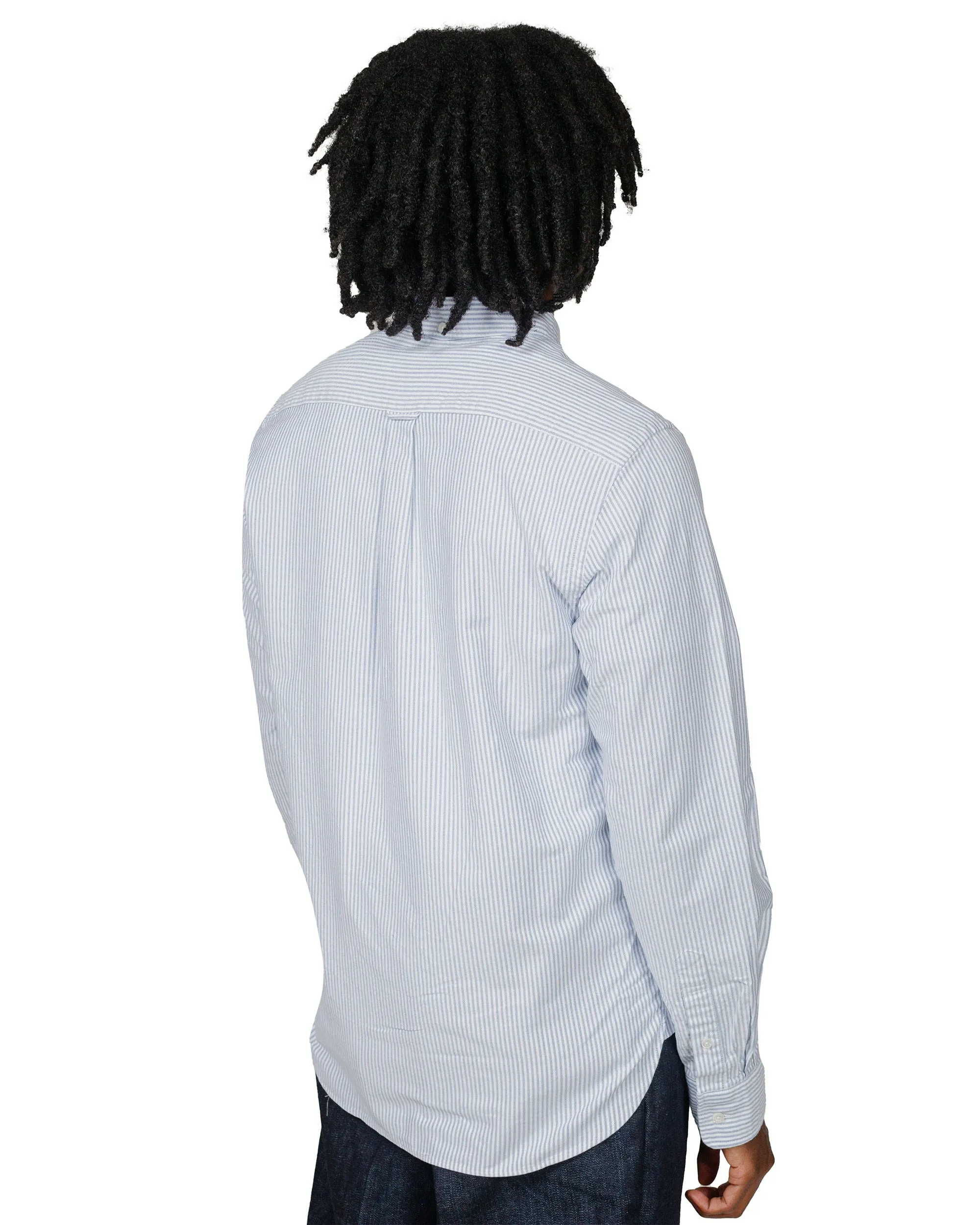 Beams Plus B.D. Oxford Candy Stripe Blue sold by Lost & Found product image thumbnail 3