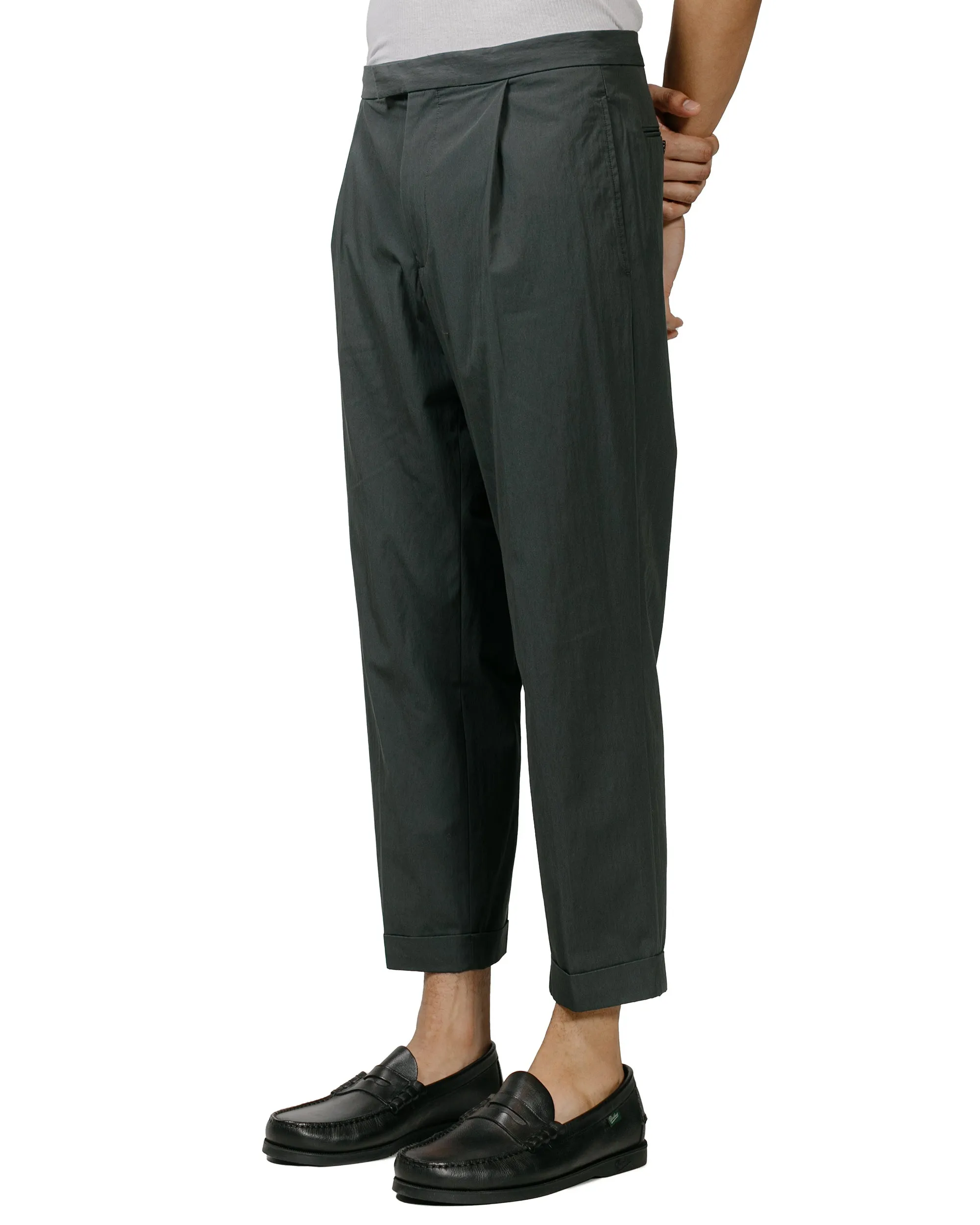 Beams Plus 1Pleat Travel Comfort Cloth Charcoal Grey sold by Lost & Found product image thumbnail 2