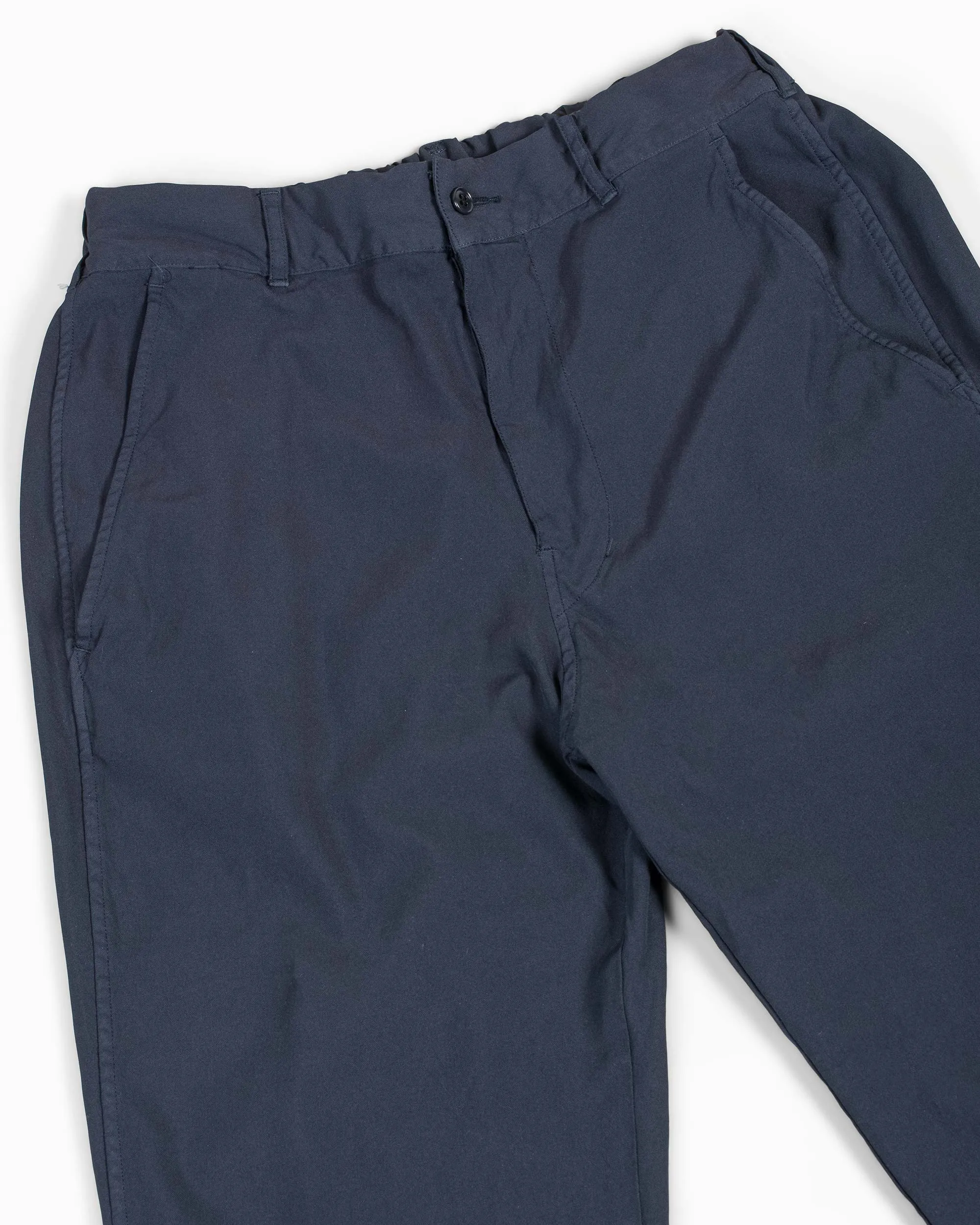 Sage de Cret Tapered Pants Navy Polyester Oxford sold by Lost & Found product image thumbnail 5
