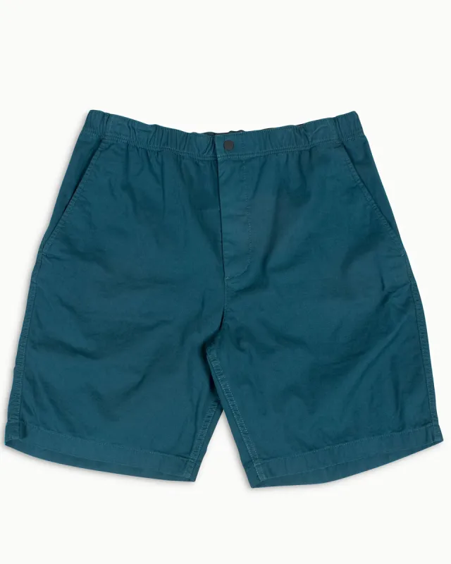 Norse Projects Ezra Light Twill Shorts Deep Marine sold by Lost & Found