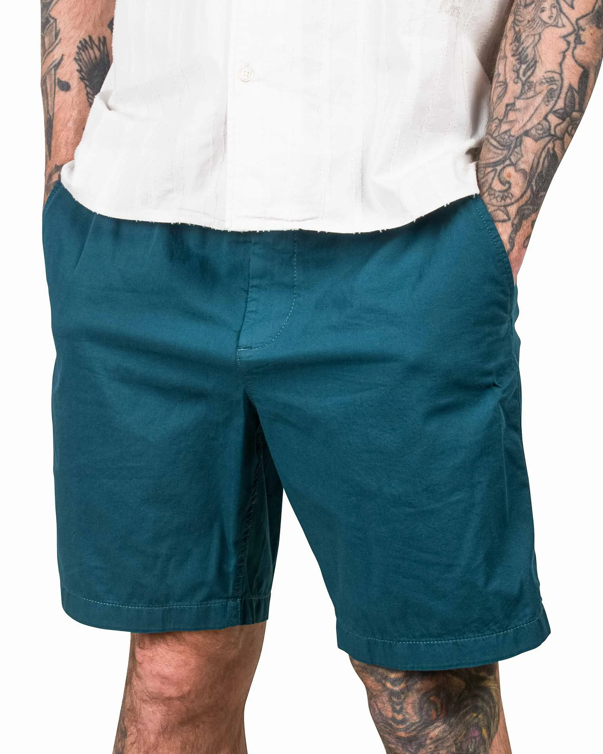 Norse Projects Ezra Light Twill Shorts Deep Marine sold by Lost & Found product image thumbnail 4