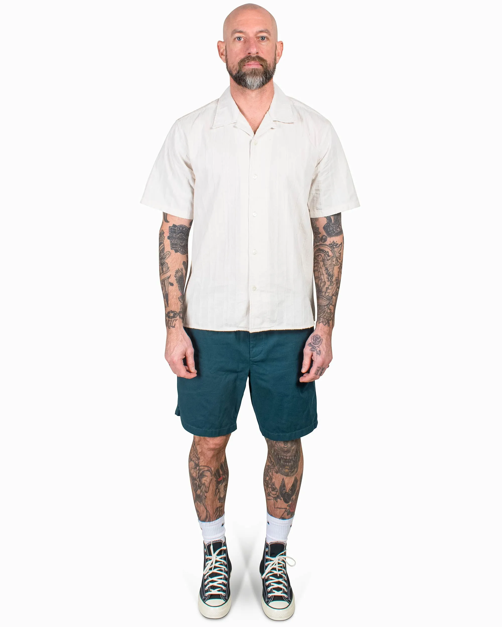 Norse Projects Ezra Light Twill Shorts Deep Marine sold by Lost & Found product image thumbnail 2