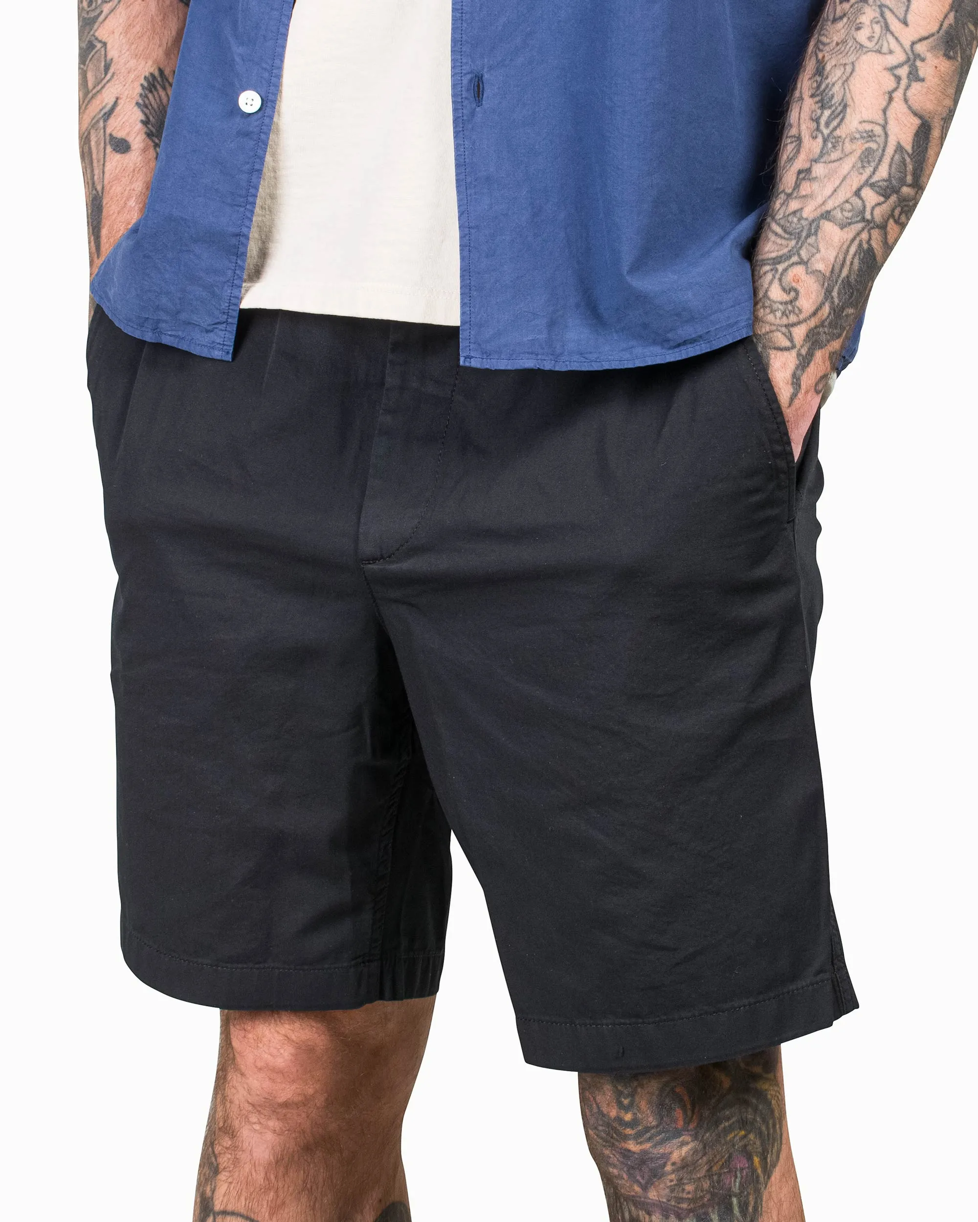 Norse Projects Ezra Light Twill Shorts Black sold by Lost & Found product image thumbnail 4