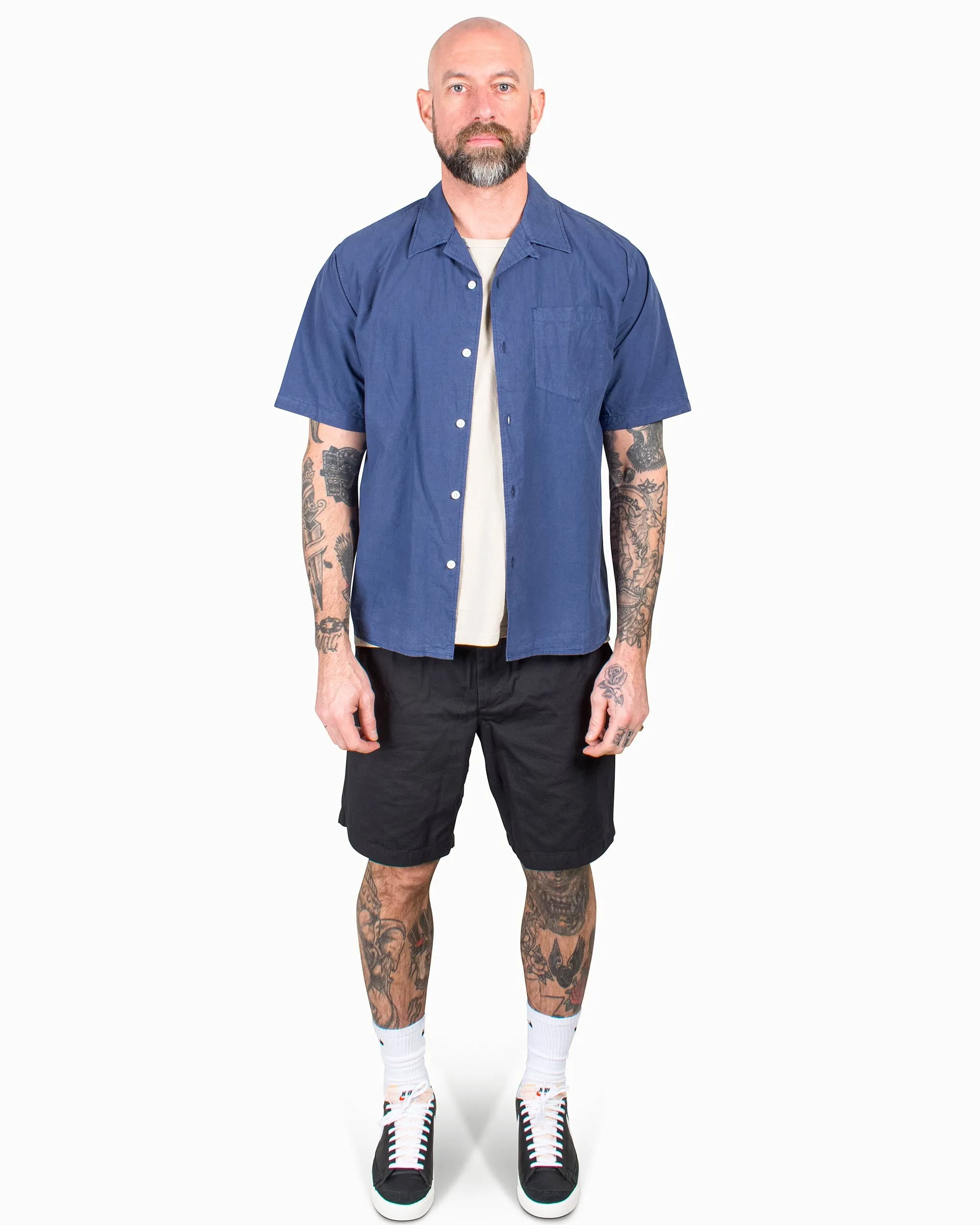 Norse Projects Ezra Light Twill Shorts Black sold by Lost & Found product image thumbnail 2