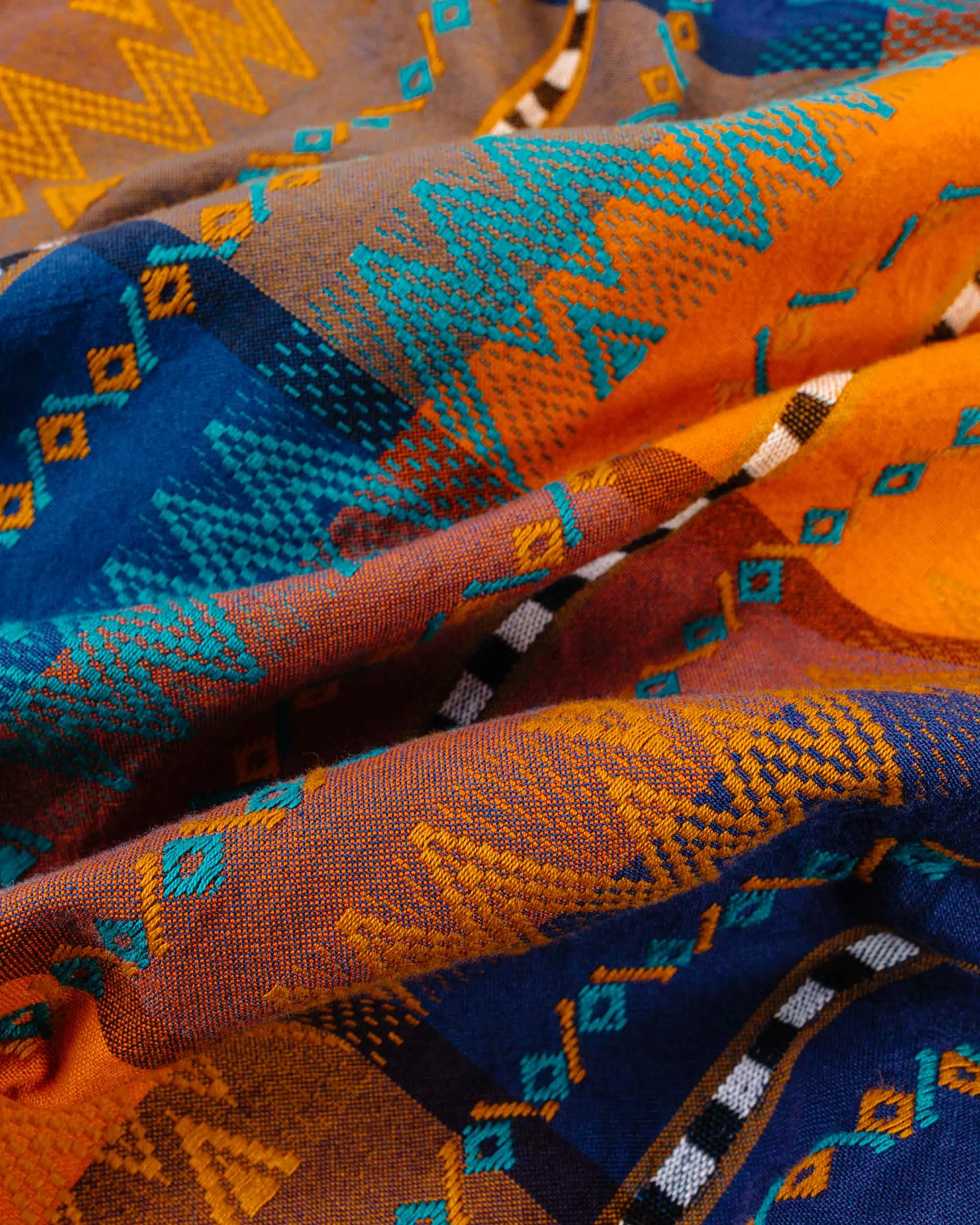 Engineered Garments Cardigan Jacket Blue/Orange Dobby sold by Lost & Found product image thumbnail 5